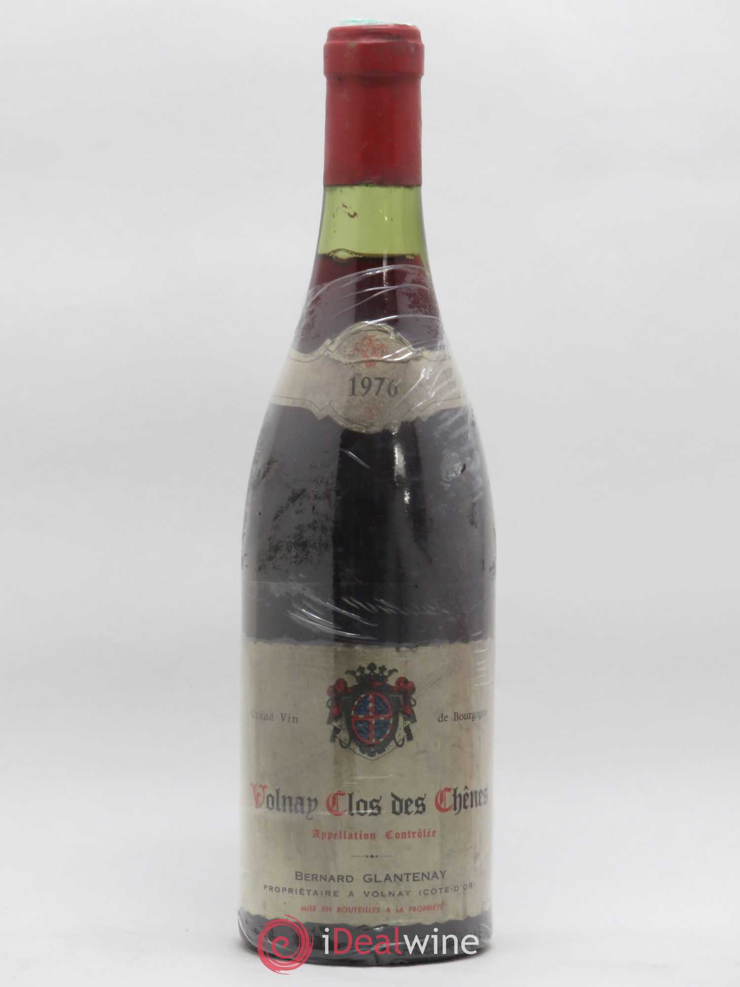 Volnay 1er Cru Clos des Chênes Bernard et Thierry Glantenay (Domaine) 1976 - Lot de 1 bouteille - 0