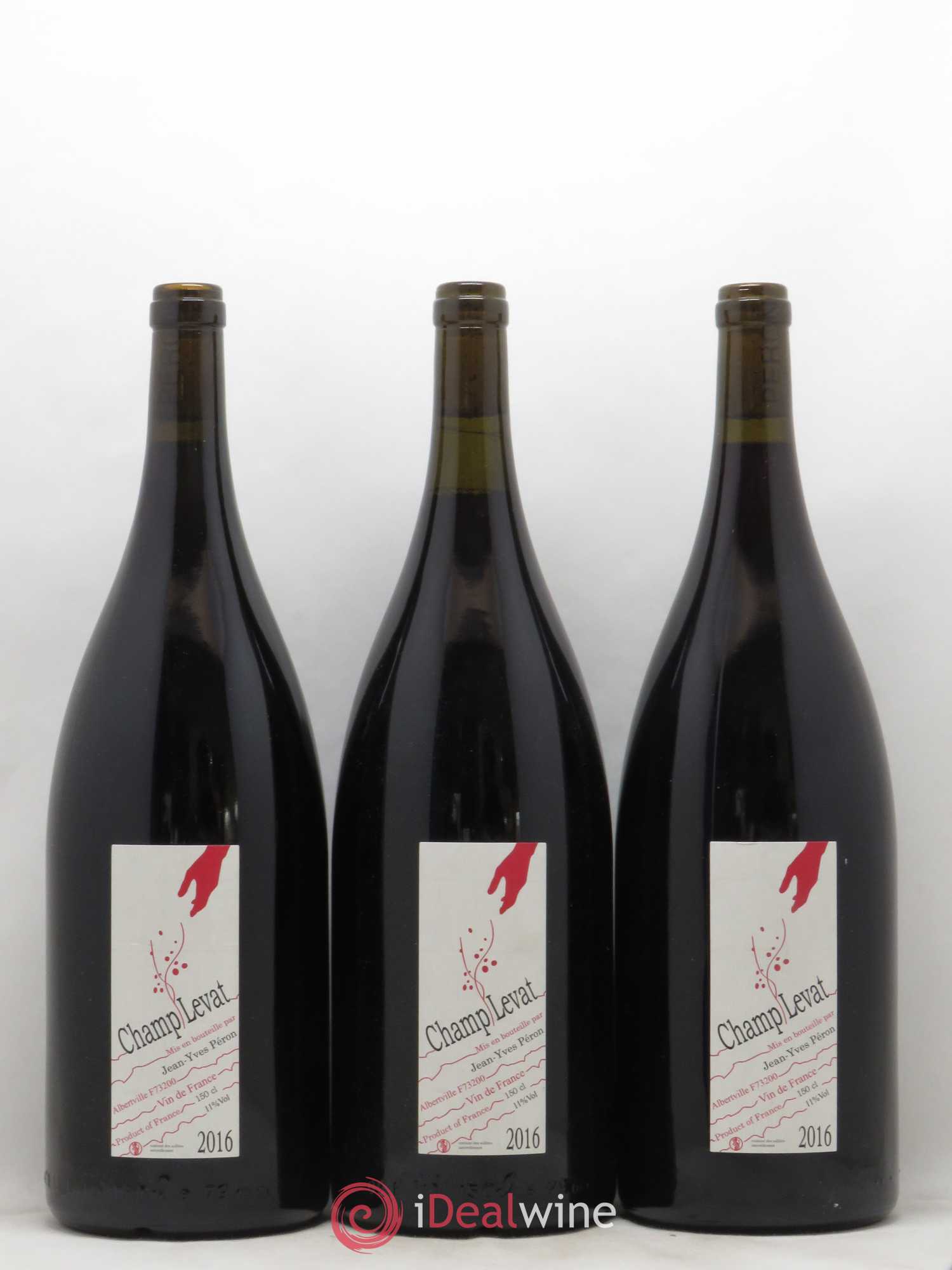 Vin de France Champ Levat Jean-Yves Péron 2016 - Lot de 3 magnums - 0