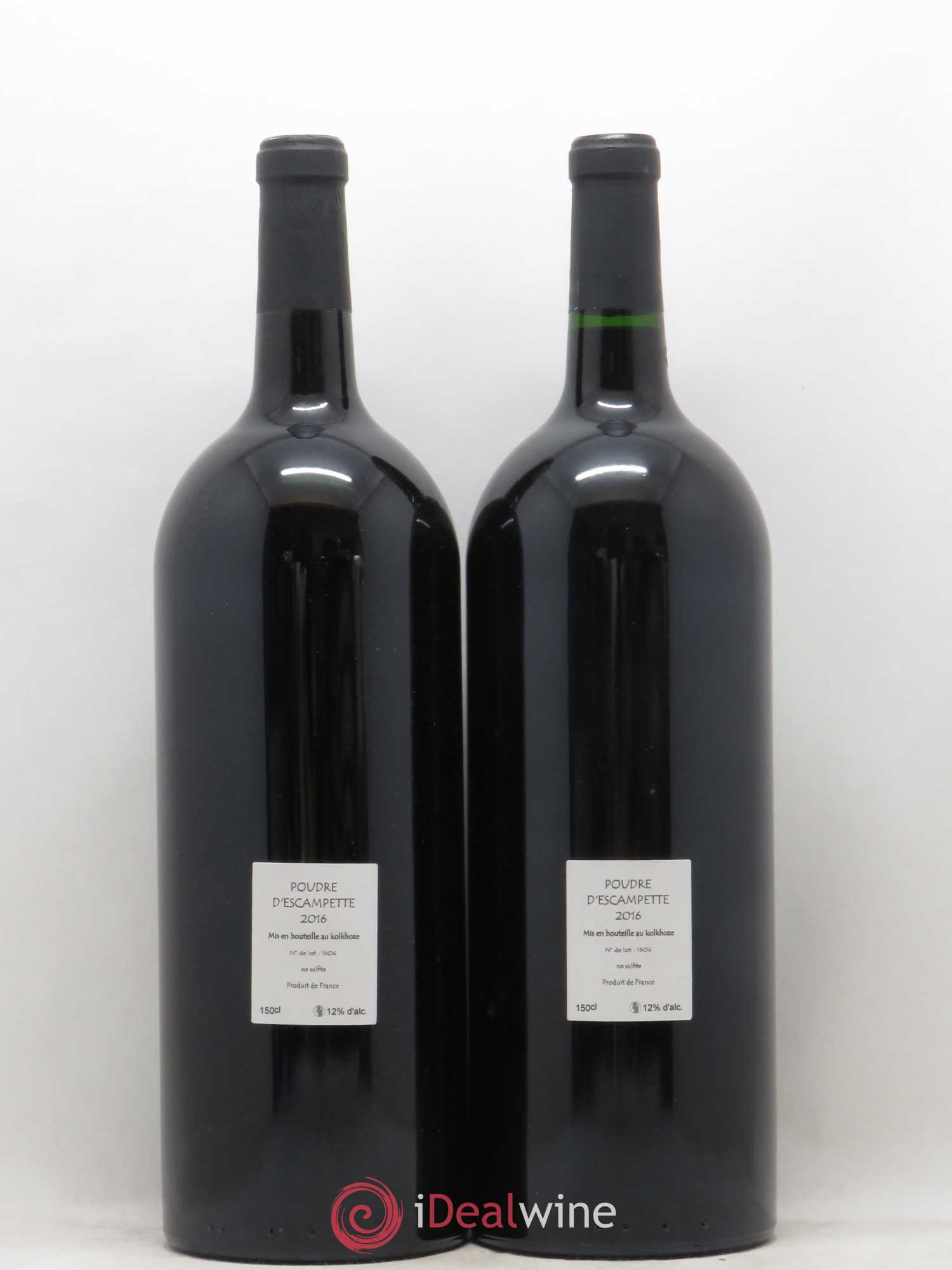 Vin de France Poudre d'Escampette Les Vins du Cabanon - Alain Castex 2016 - Lot de 2 magnums - 1