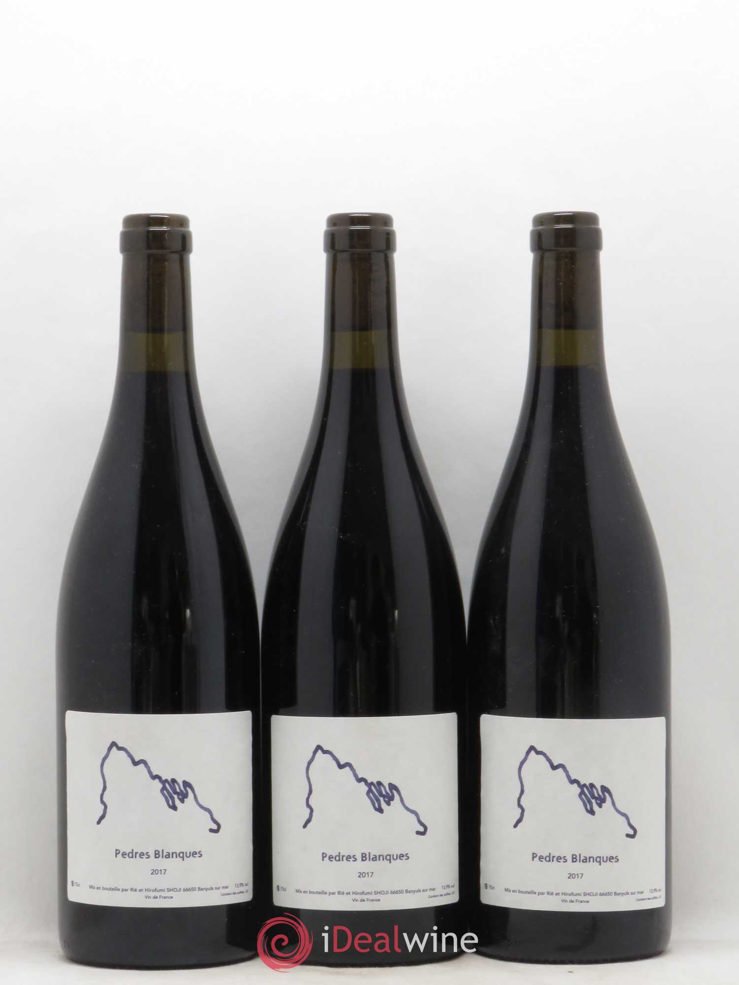 Vin de France Pedres Blanques Rié et Hirofumi Shoji 2017 - Lot de 3 bouteilles - 0