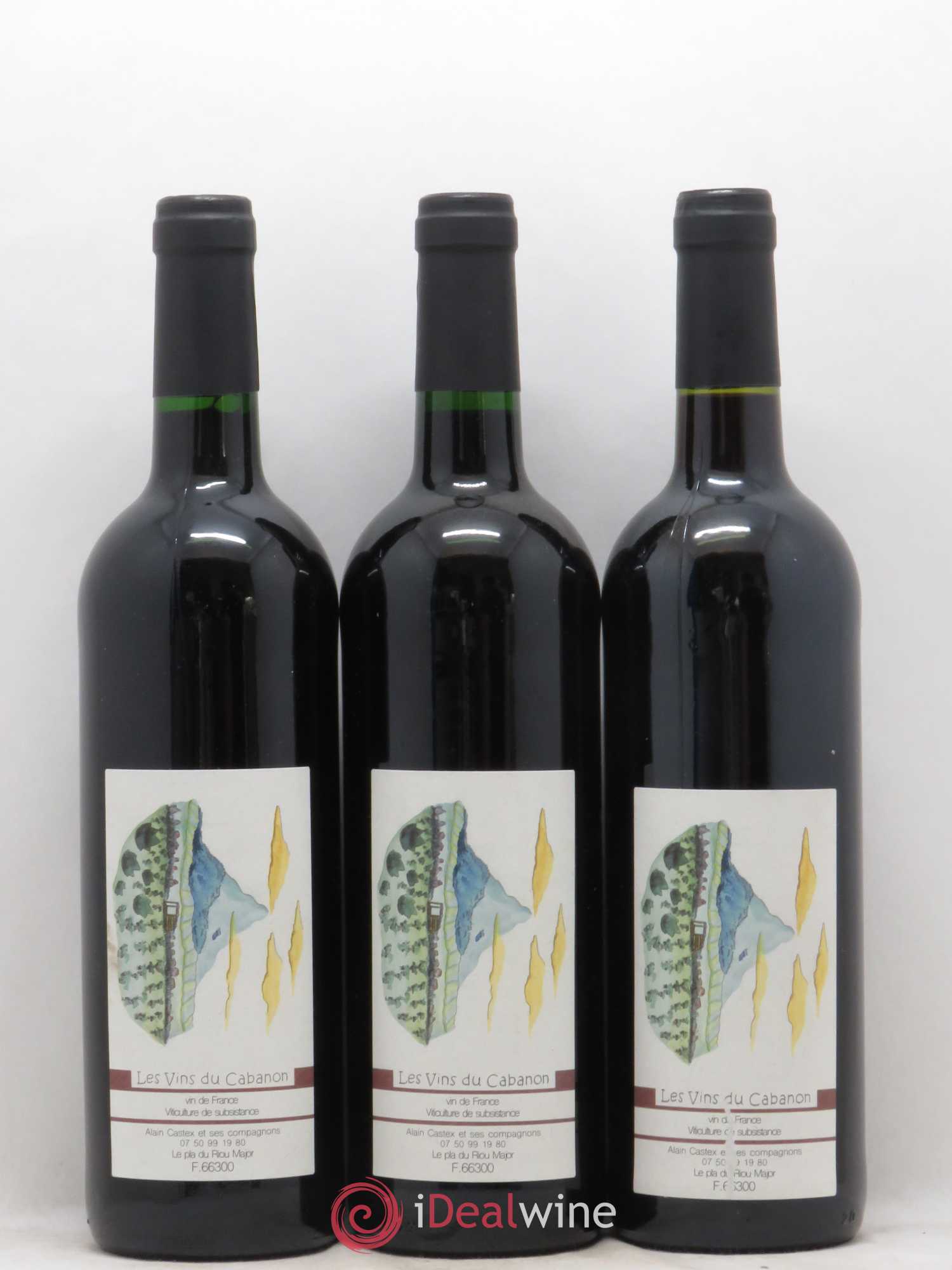 Vin de France Poudre d'Escampette Les Vins du Cabanon - Alain Castex 2016 - Lot de 6 bouteilles - 1