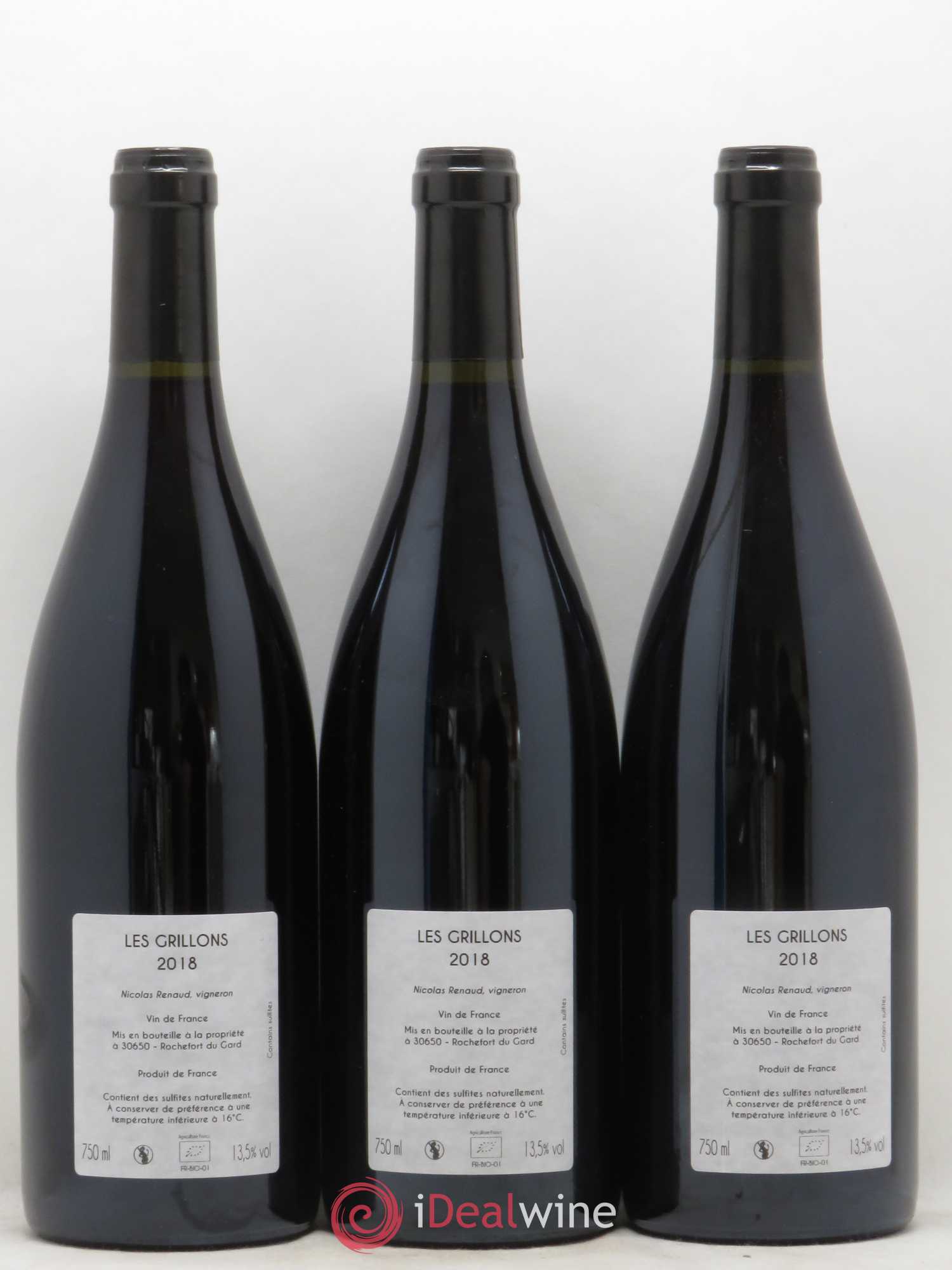 Vin de France Les Grillons Clos des Grillons 2018 - Lot de 6 bouteilles - 2