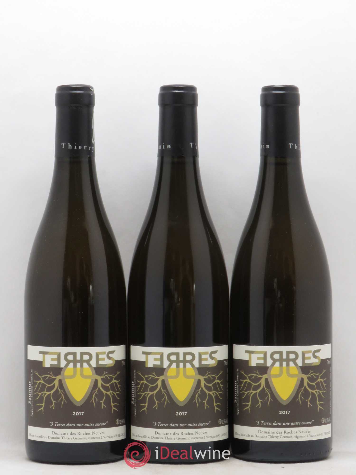 Saumur Terres Domaine des Roches Neuves - Thierry Germain 2017 - Lot de 3 bouteilles - 0