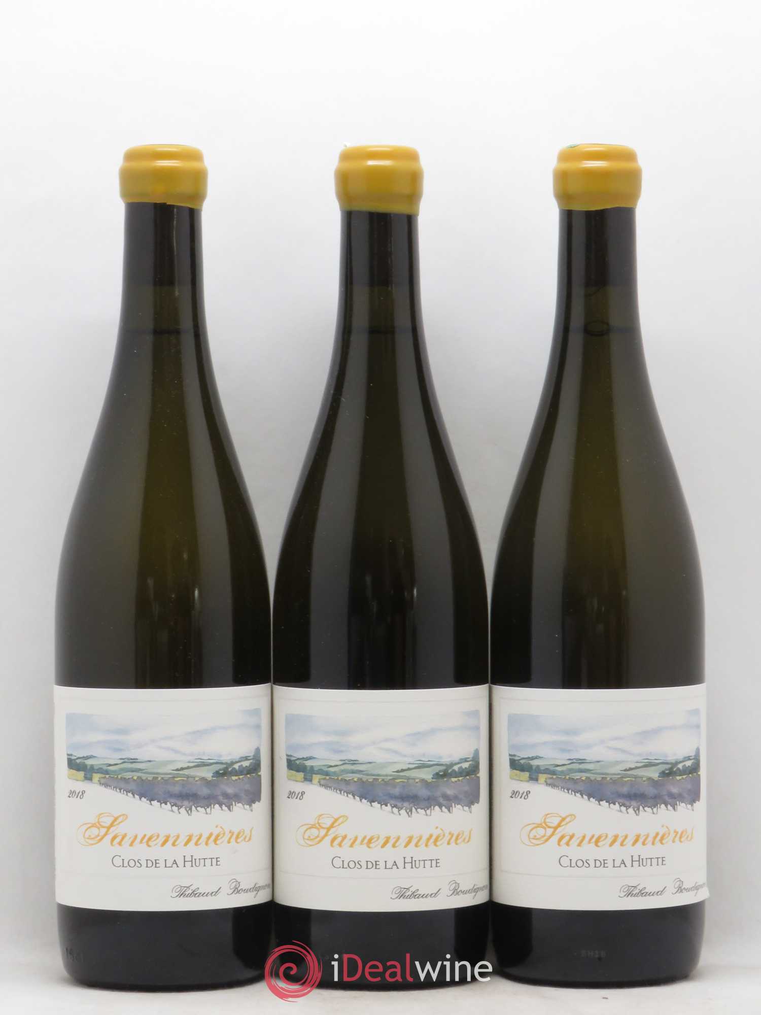 Savennières Clos de la Hutte Thibaud Boudignon 2018 - Lot de 3 bouteilles - 0