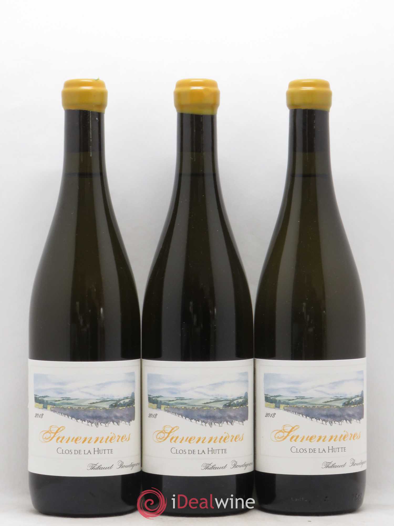 Savennières Clos de la Hutte Thibaud Boudignon 2018 - Lot de 3 bouteilles - 0