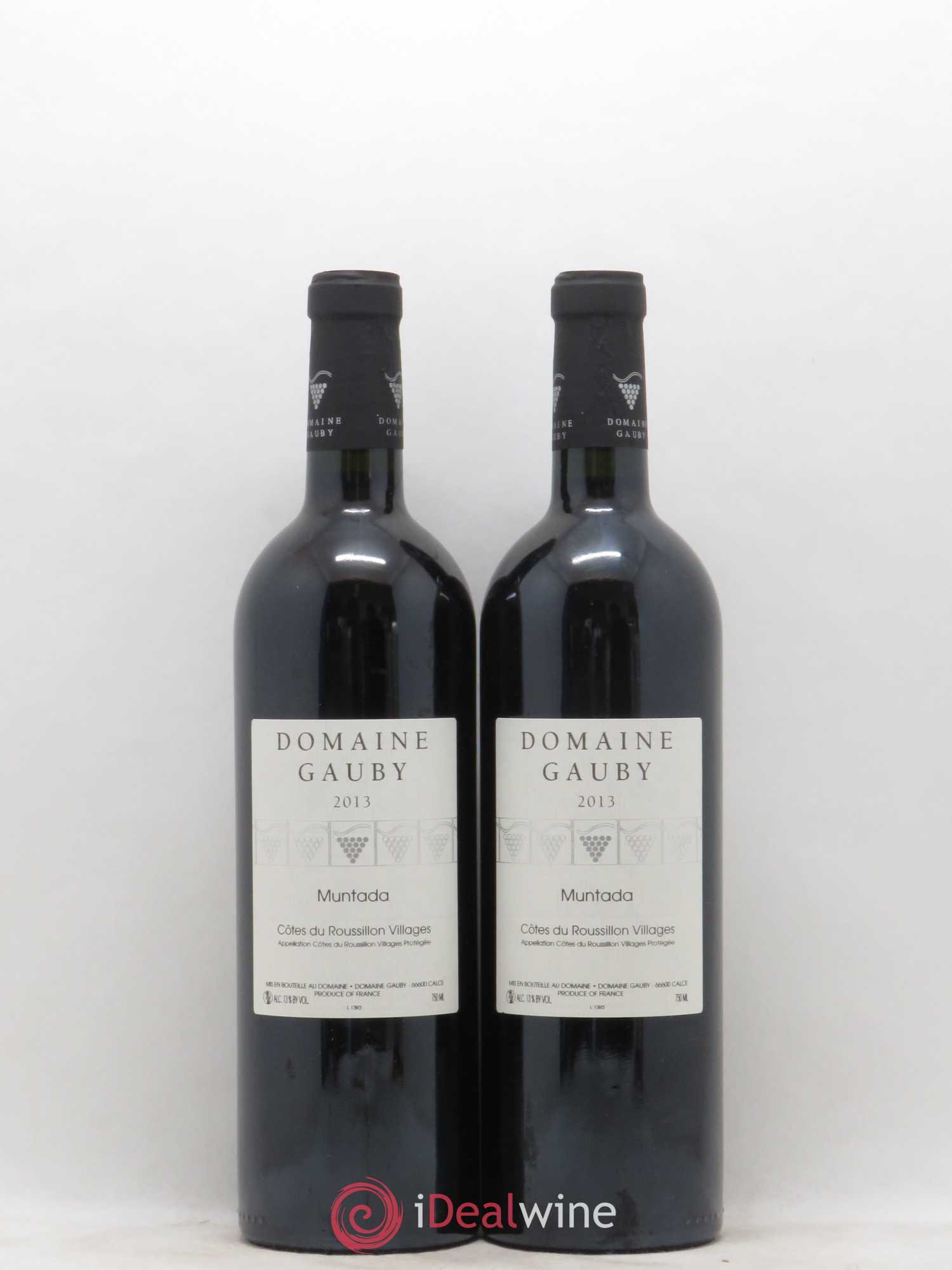 Côtes Catalanes (anciennement Côtes du Roussillon Villages) La Muntada Gauby (Domaine) 2013 - Lot de 2 bouteilles - 0