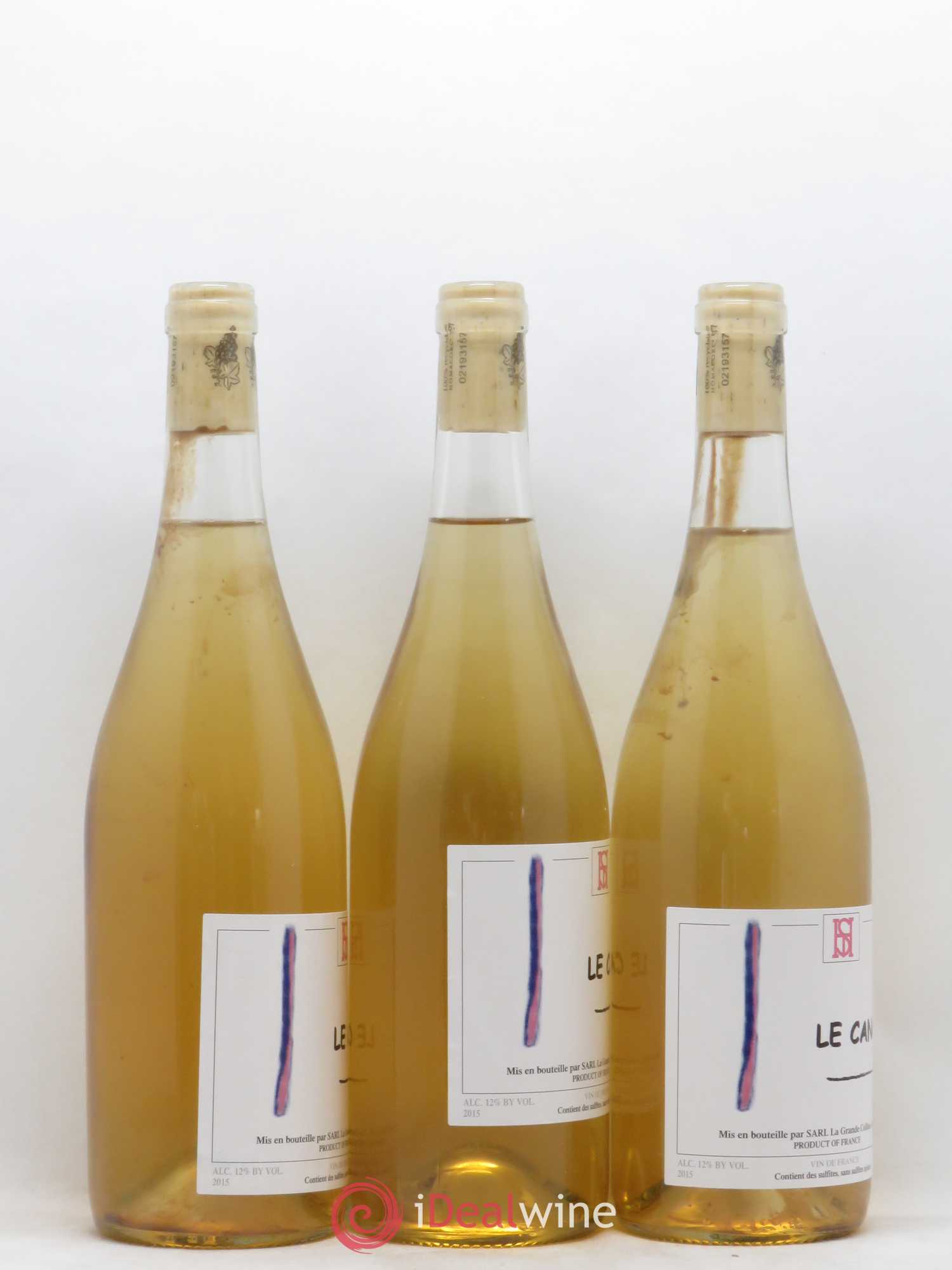 Vin de France Le Canon Hirotake Ooka - Domaine La Grande Colline 2015 - Posten von 3 Flaschen - 1