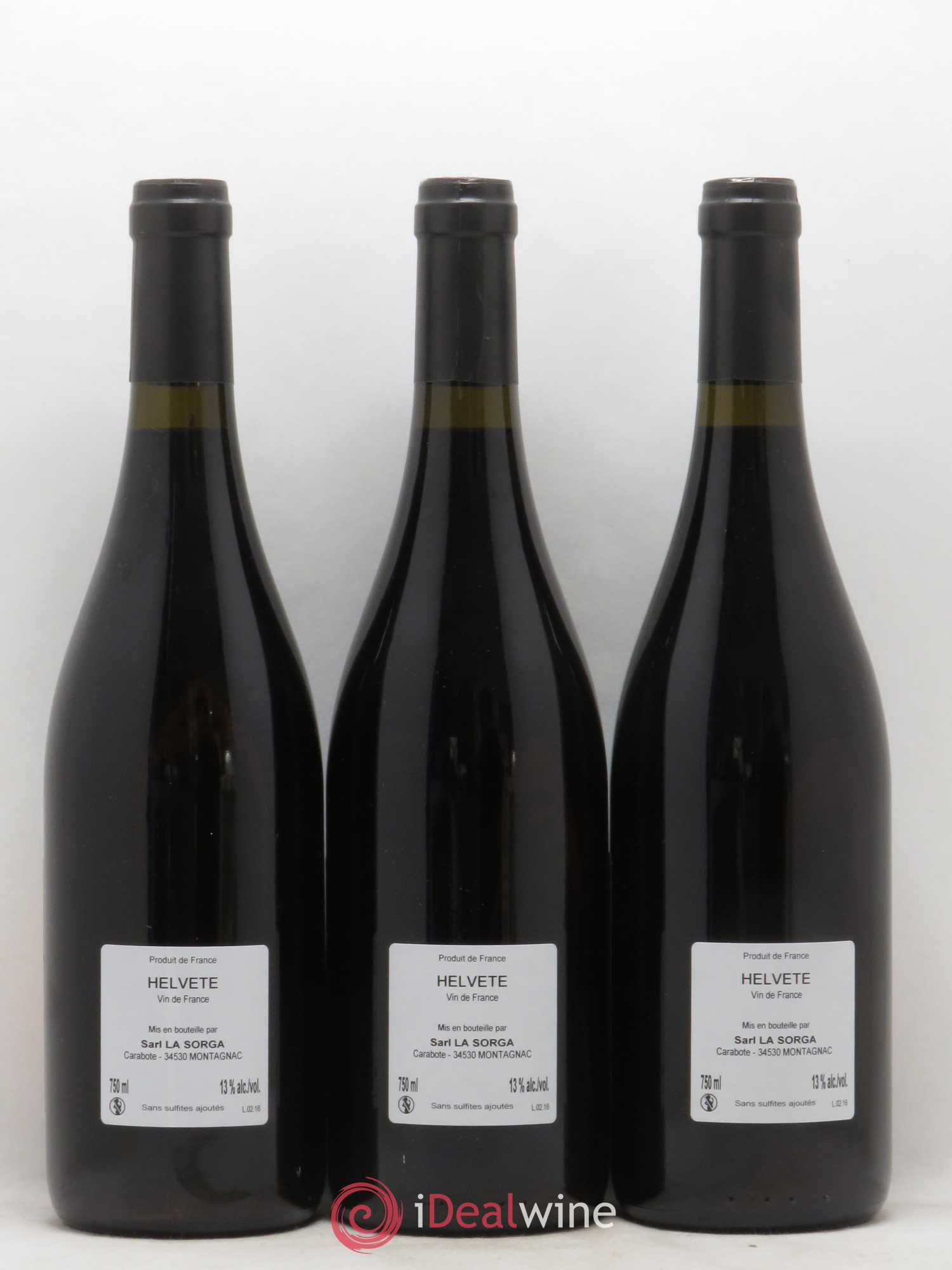 Vin de France Helvete Domaine de la Sorga 2016 - Posten von 6 Flaschen - 2