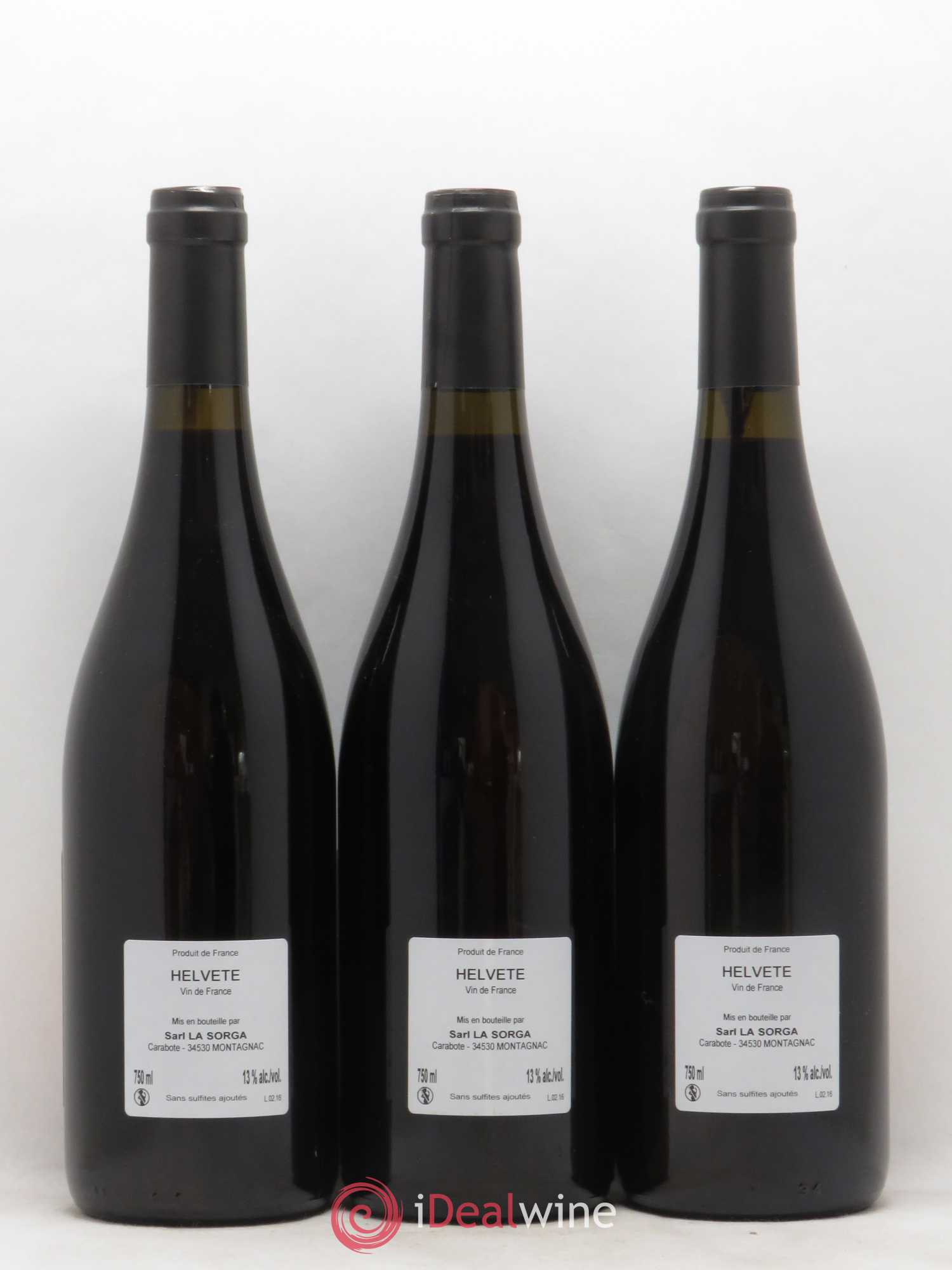 Vin de France Helvete Domaine de la Sorga 2016 - Posten von 3 Flaschen - 1