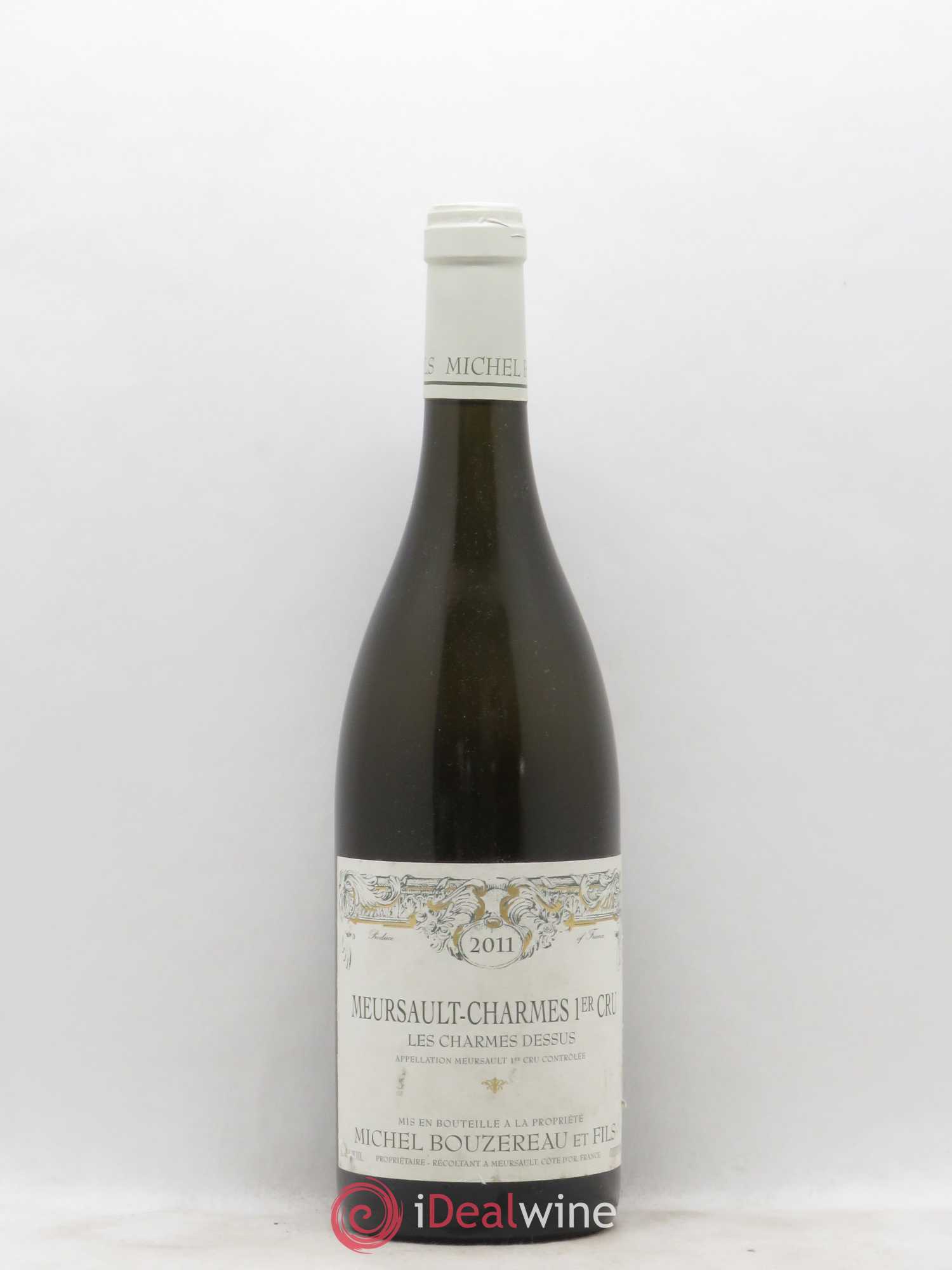 Meursault 1er Cru Charmes Les Charmes Dessus Michel Bouzereau et Fils (Domaine) 2011 - Lot de 1 bouteille - 0