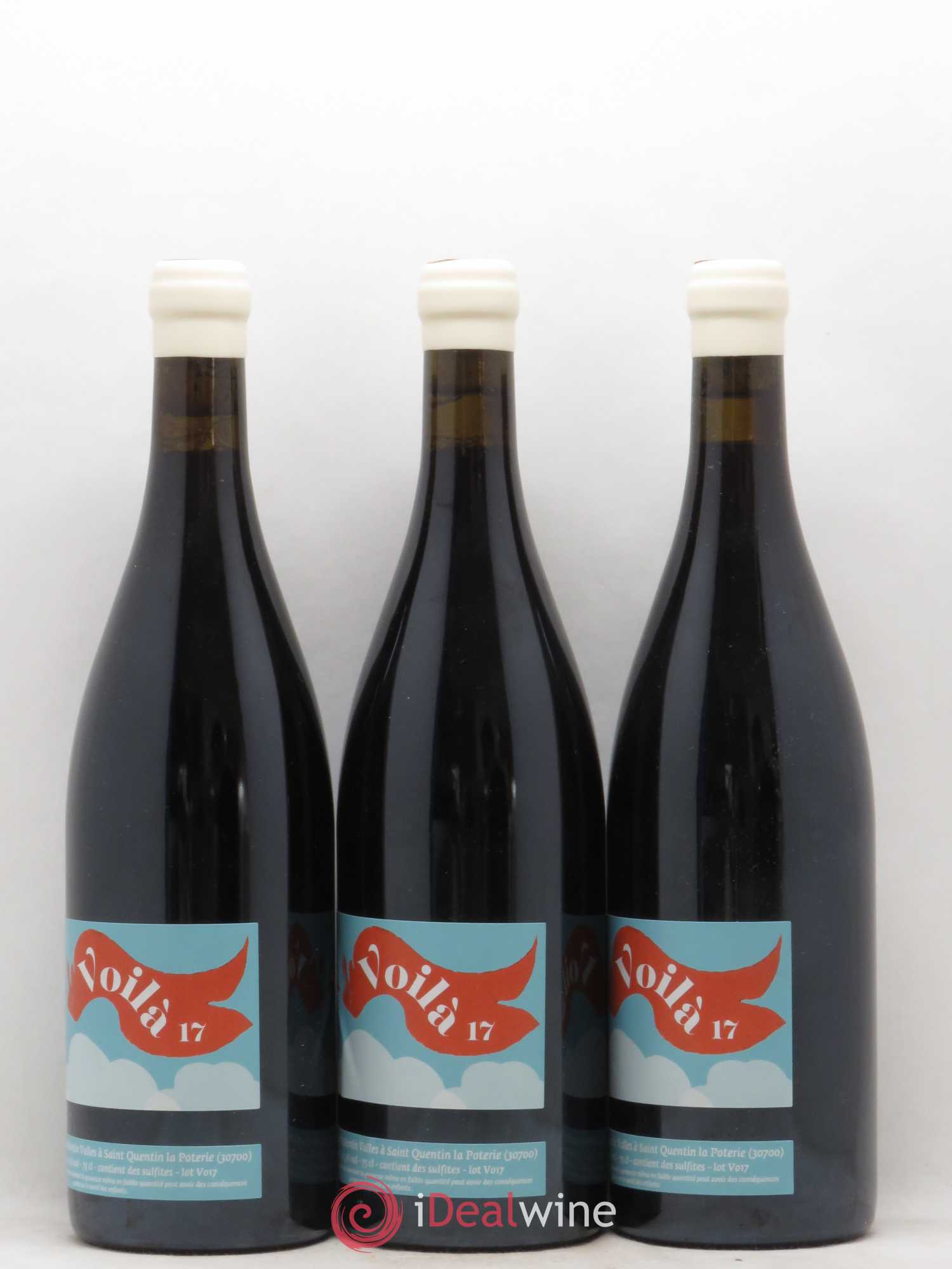 Vin de France Voila Valentin Vallés 2017 - Lot de 3 bouteilles - 1