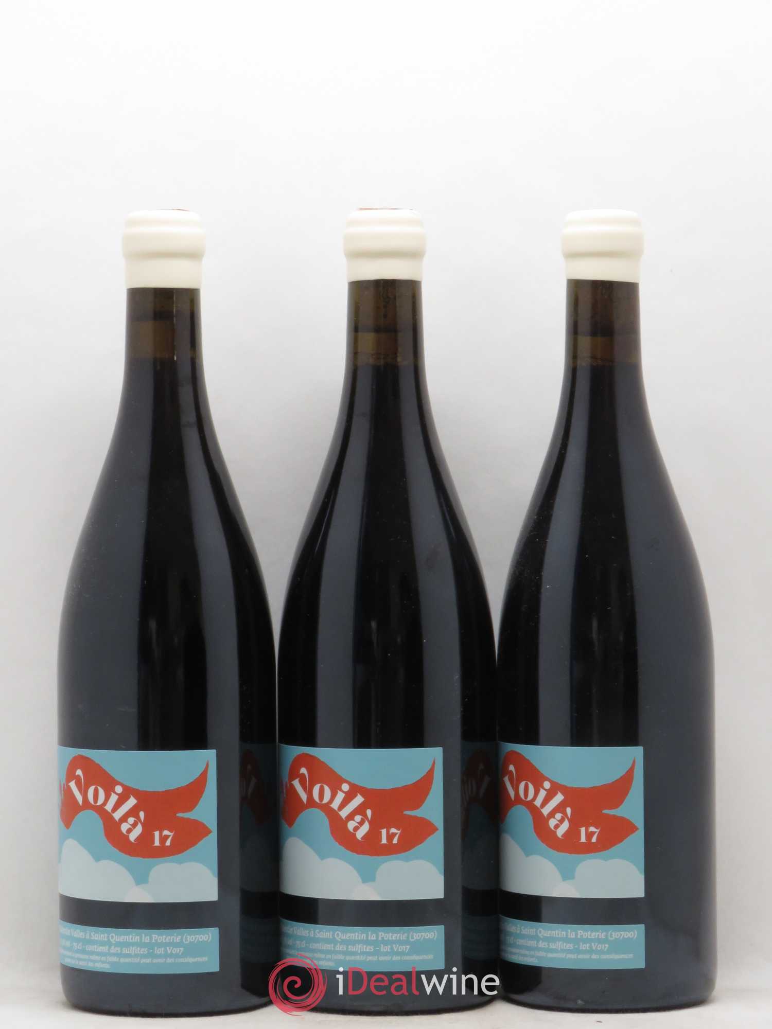 Vin de France Voila Valentin Vallés 2017 - Lot de 3 bouteilles - 1
