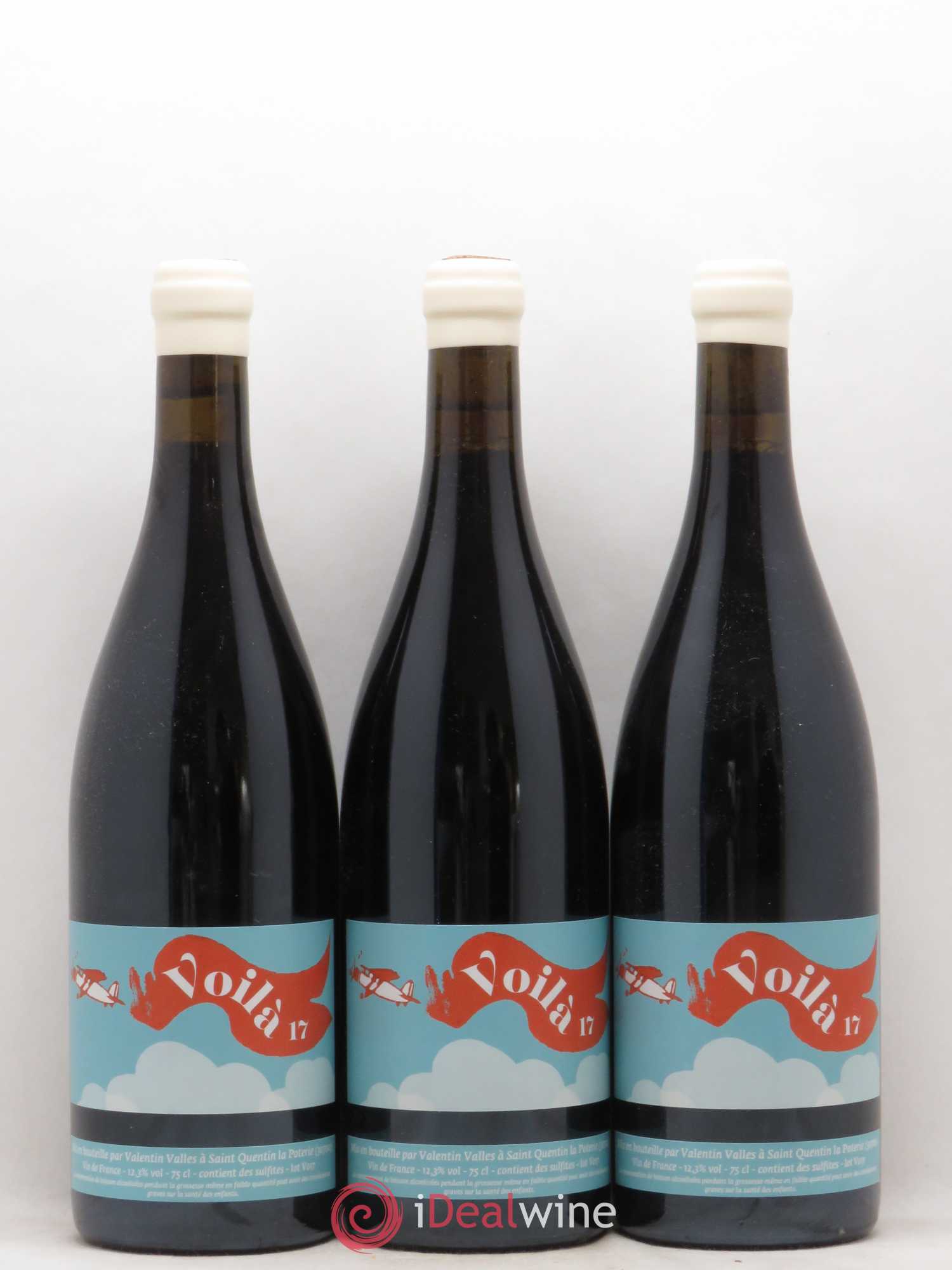 Vin de France Voila Valentin Vallés 2017 - Lot de 3 bouteilles - 0