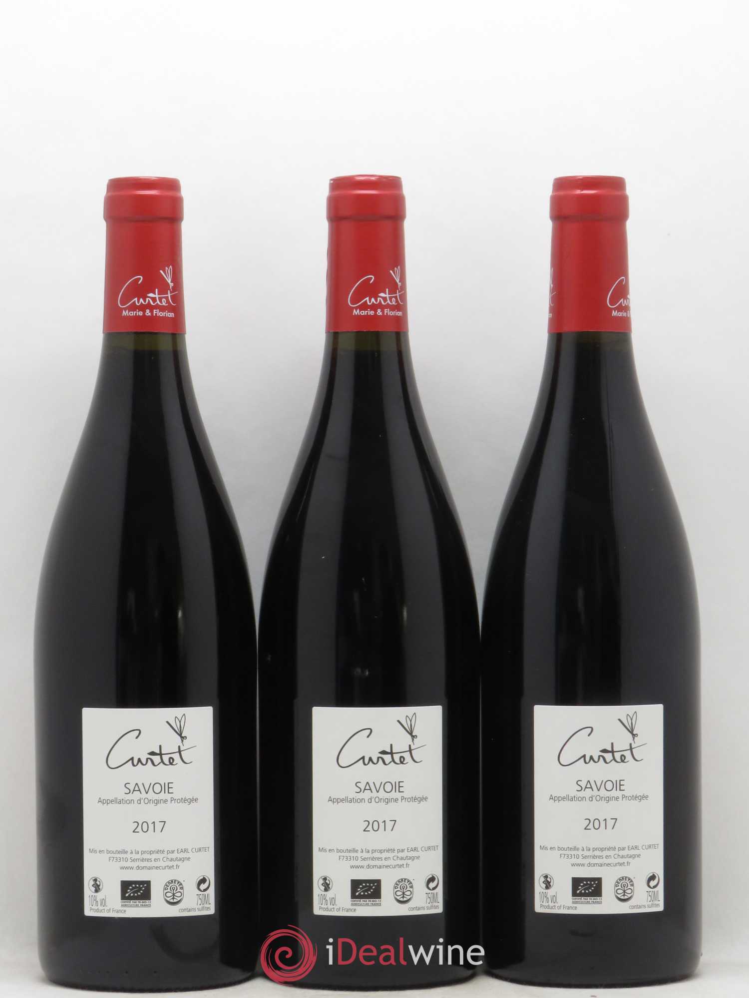 Vin de Savoie Mondeuse Curtet 2017 - Posten von 3 Flaschen - 1