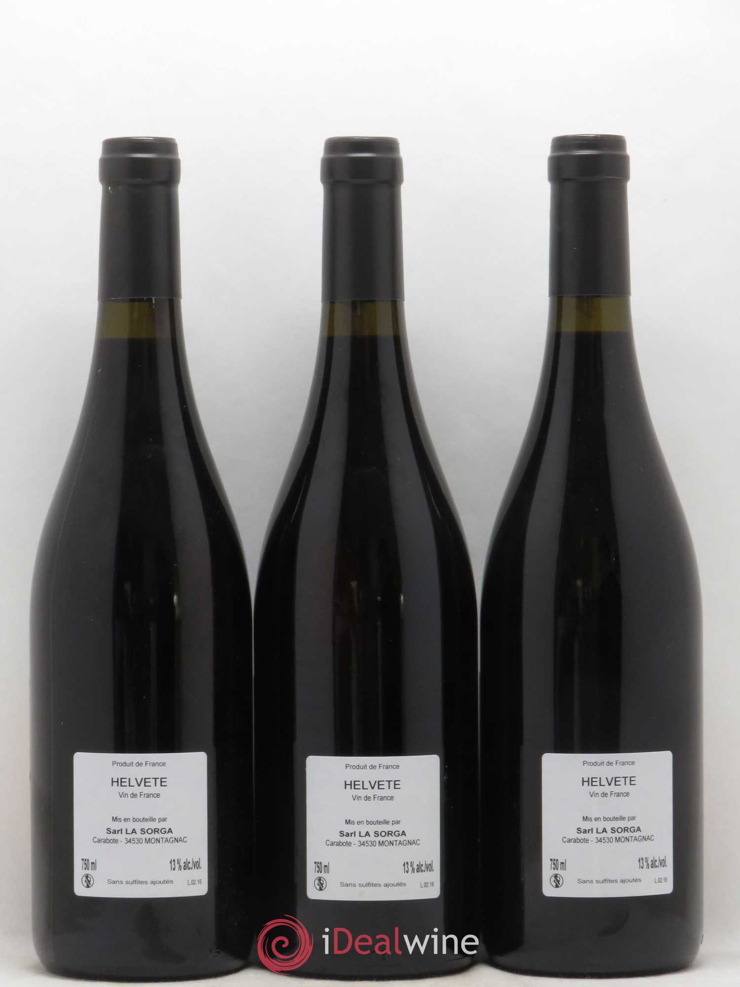 Vin de France Helvete Domaine de la Sorga 2016 - Posten von 6 Flaschen - 2