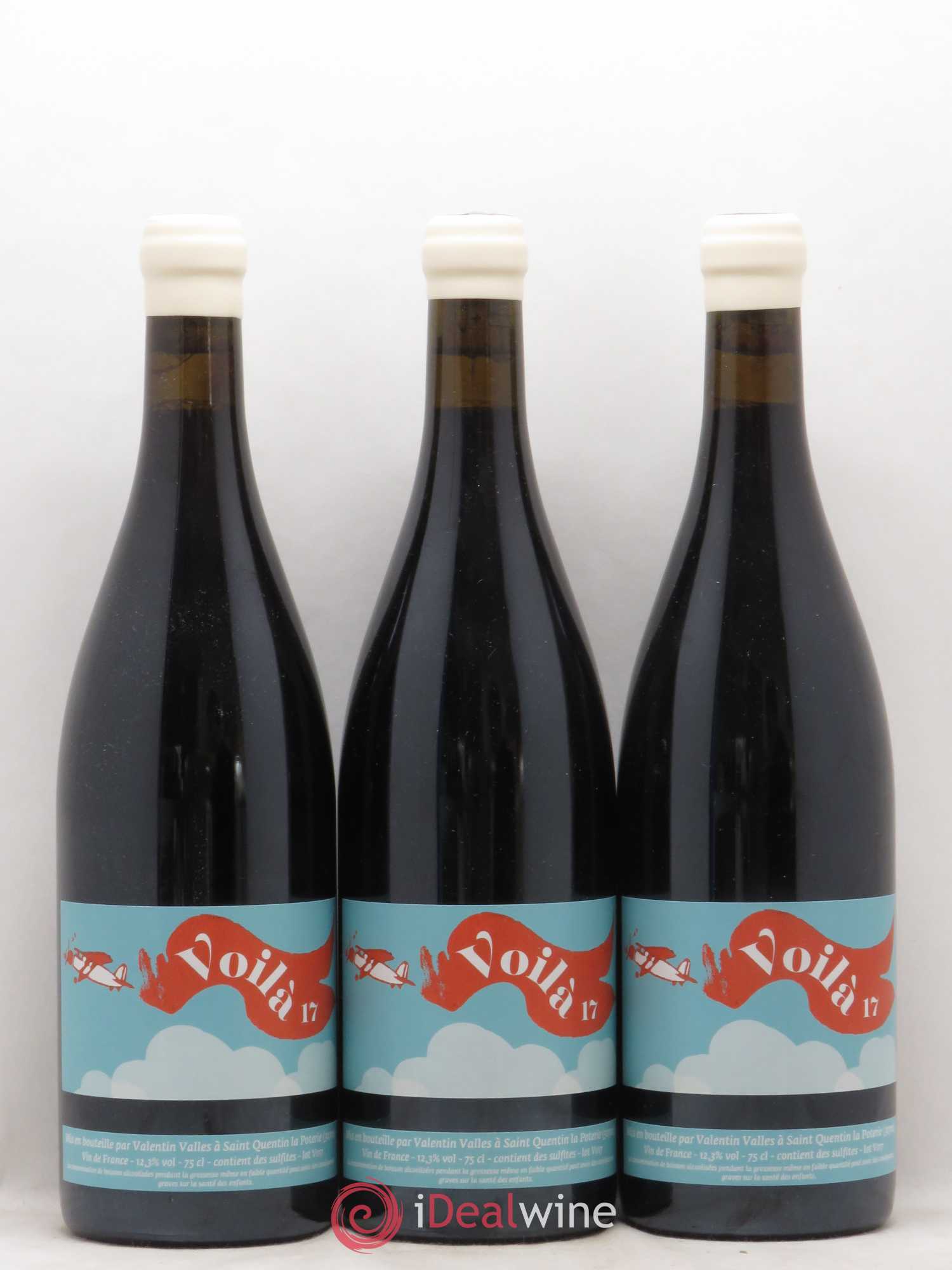 Vin de France Voila Valentin Vallés 2017 - Lot de 6 bouteilles - 1