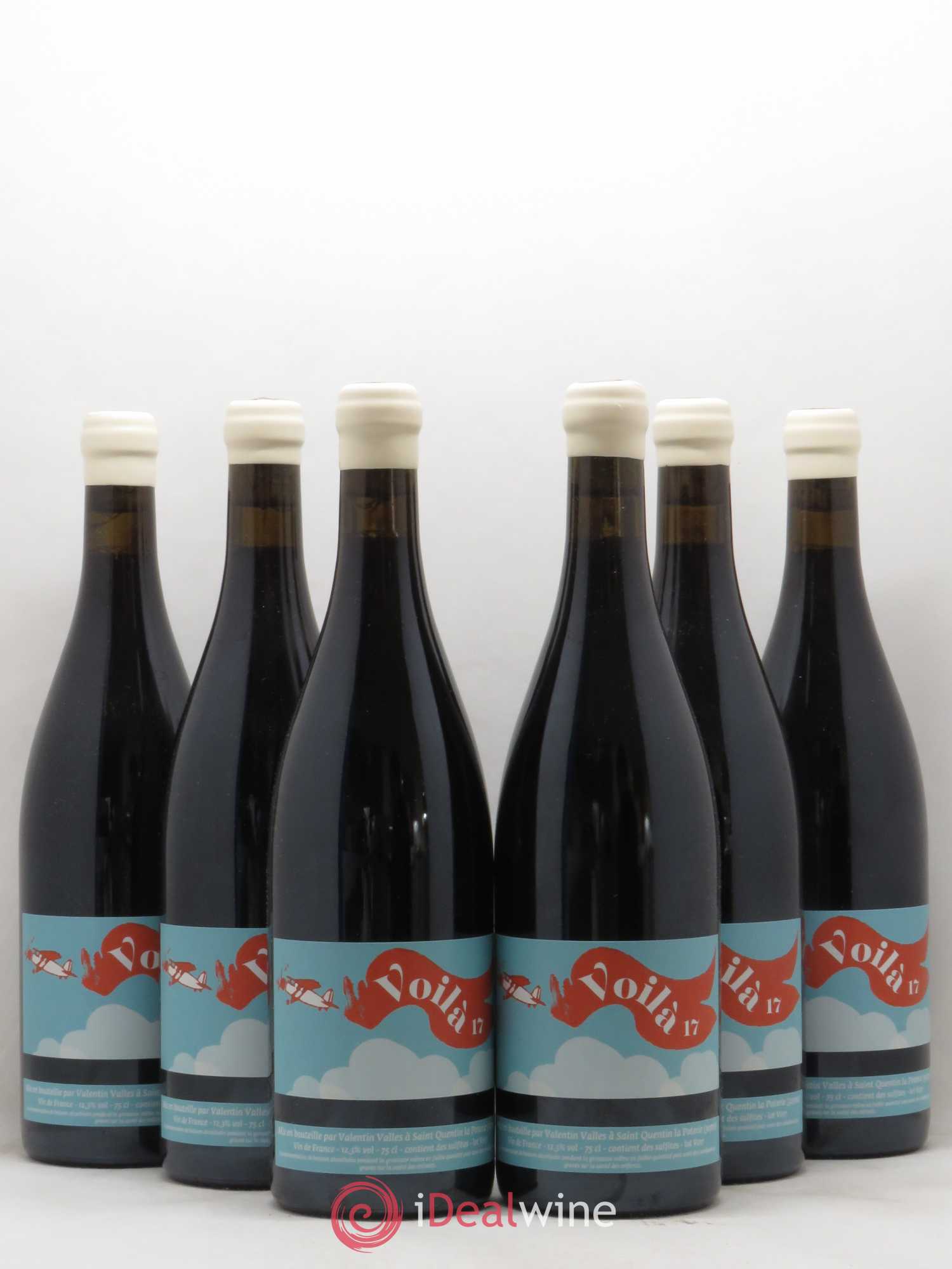 Vin de France Voila Valentin Vallés 2017 - Lot de 6 bouteilles - 0