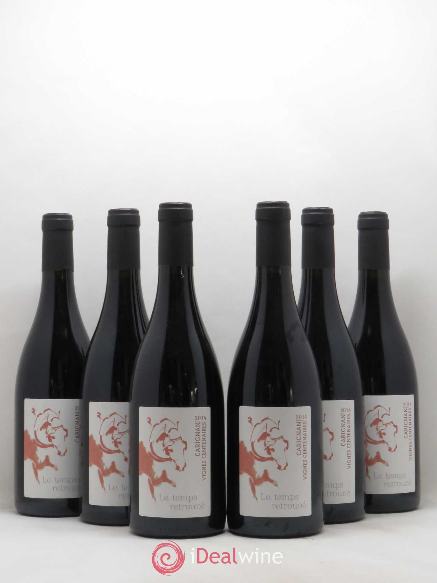 Côtes Catalanes (VDP des Côtes Catalanes) Le temps retrouvé Carignan Vignes Centenaires Domaine Georget 2014 - Posten von 6 Flaschen - 0