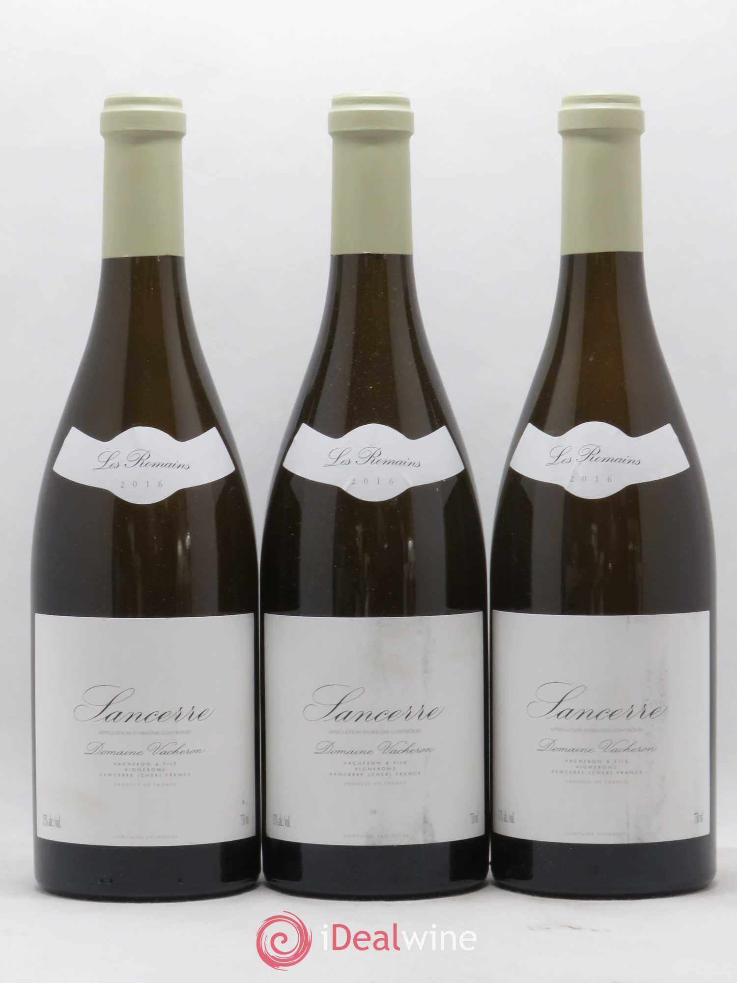 Sancerre Les Romains Domaine Vacheron et Fils 2016 - Lot de 3 bouteilles - 0