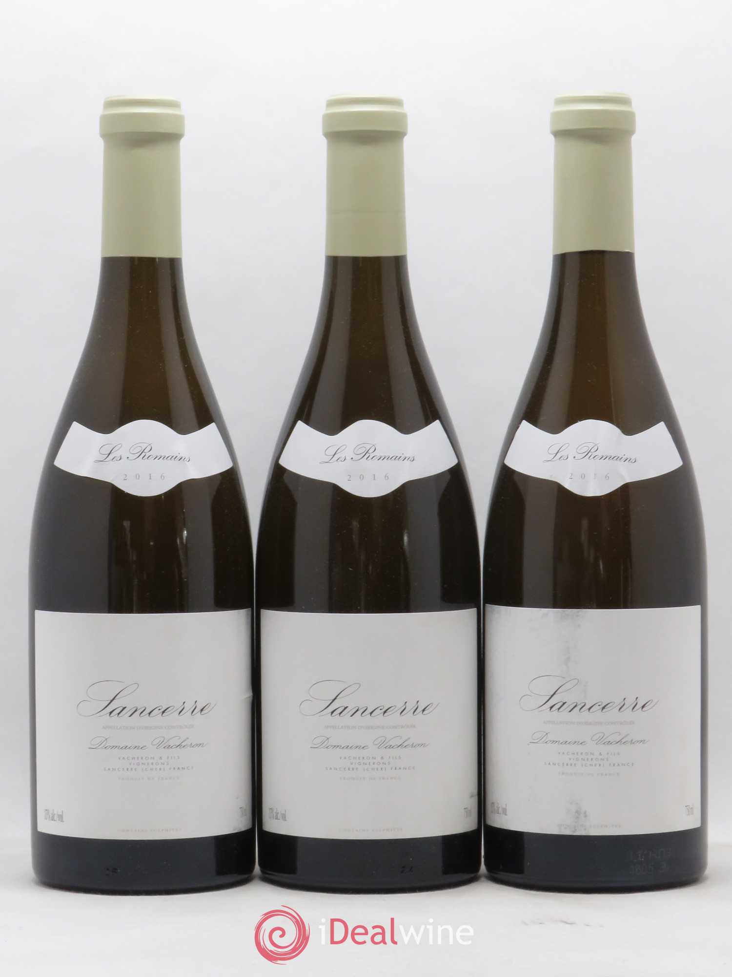 Sancerre Les Romains Domaine Vacheron et Fils 2016 - Lot de 3 bouteilles - 0