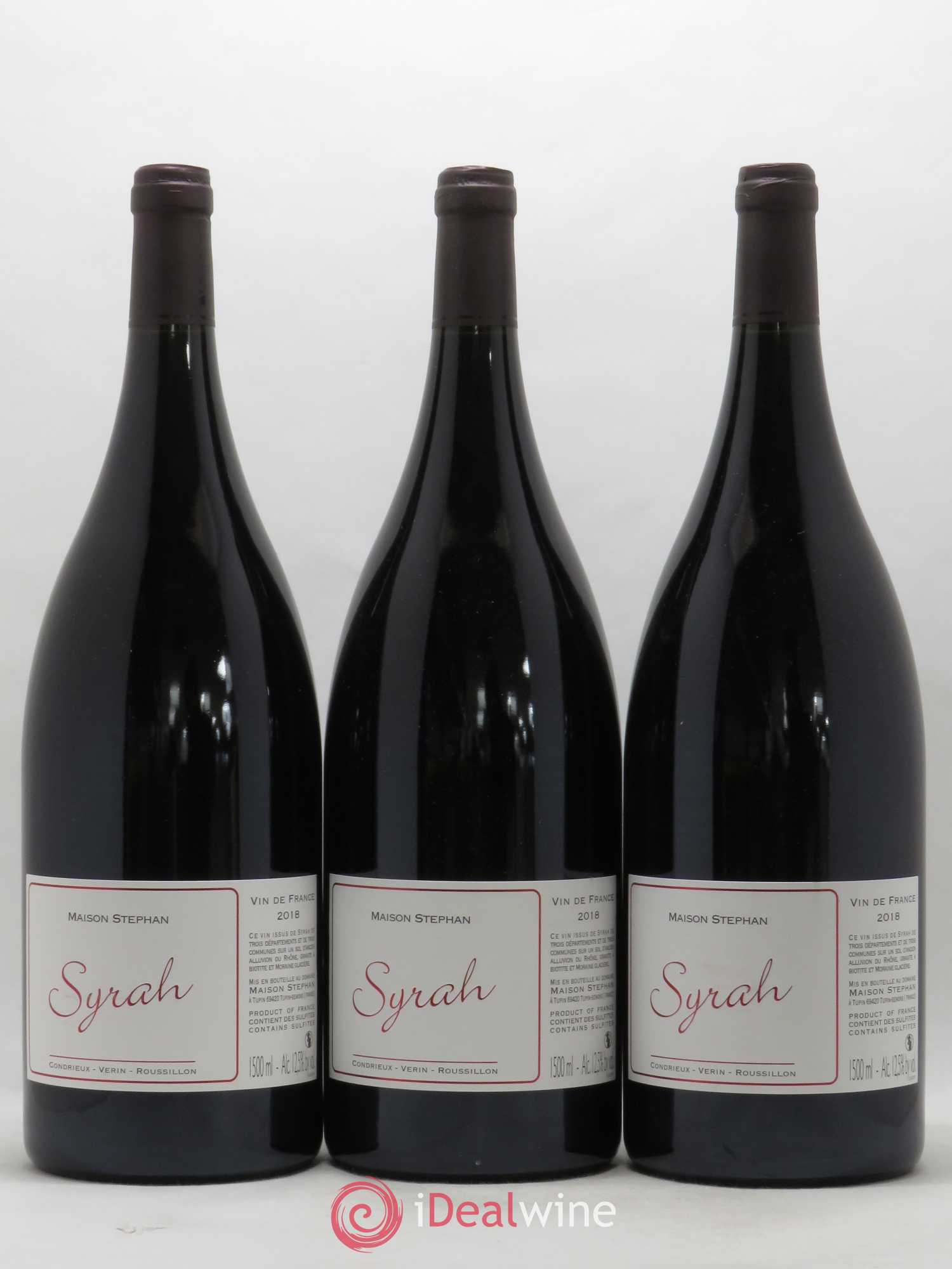Vin de France Syrah Jean-Michel Stephan syrah 2018 - Lot de 3 magnums - 0