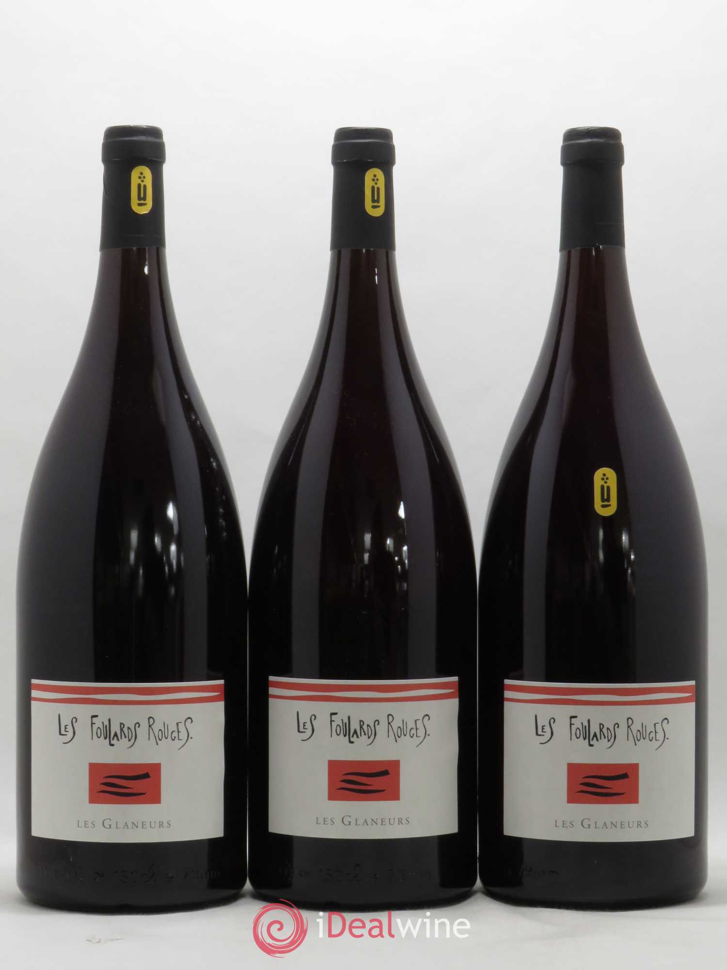 Vin de France Les Glaneurs Les Foulards Rouges 2018 - Lot of 3 magnums - 0