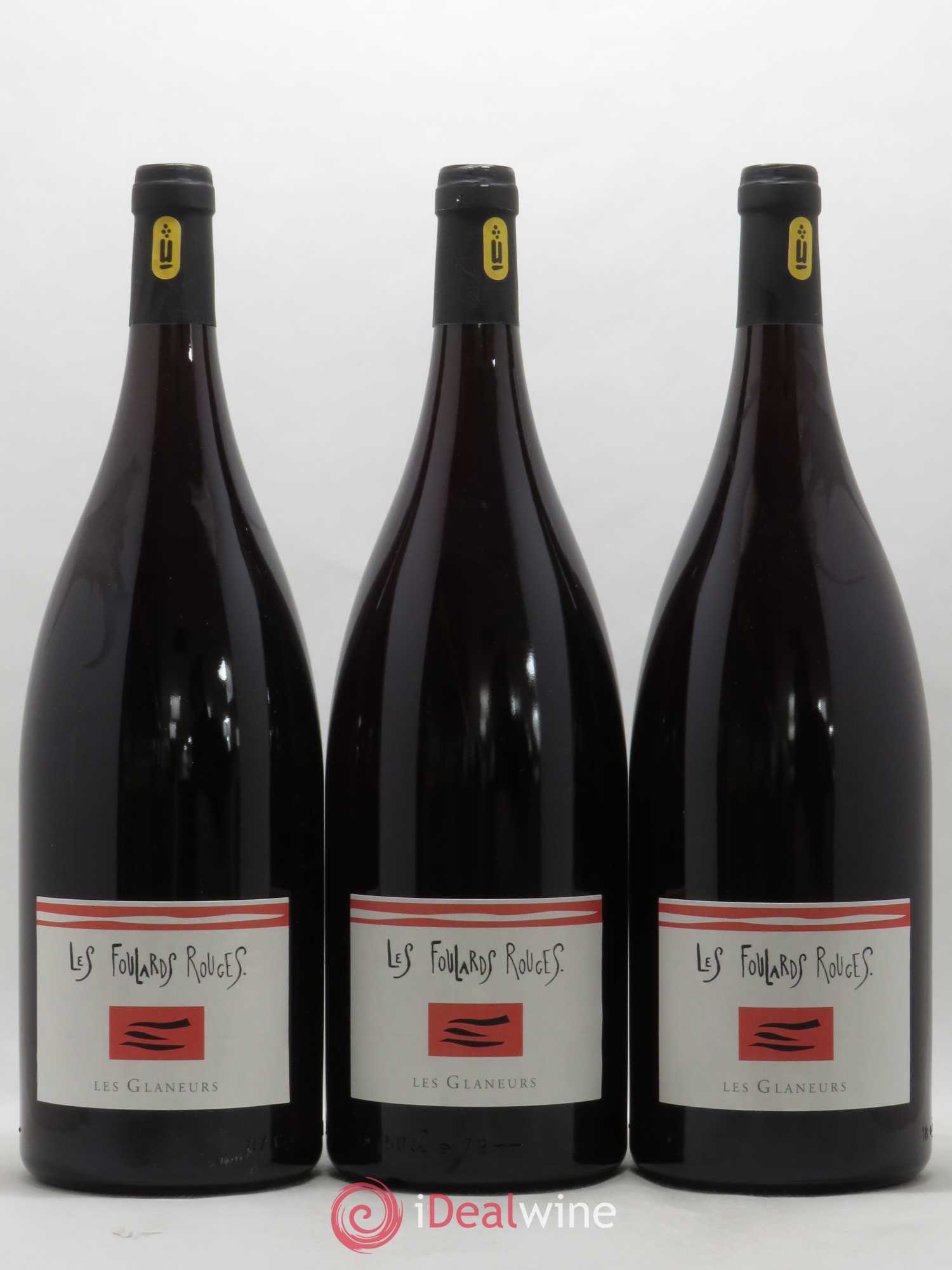 Vin de France Les Glaneurs Les Foulards Rouges 2018 - Lot of 3 magnums - 0