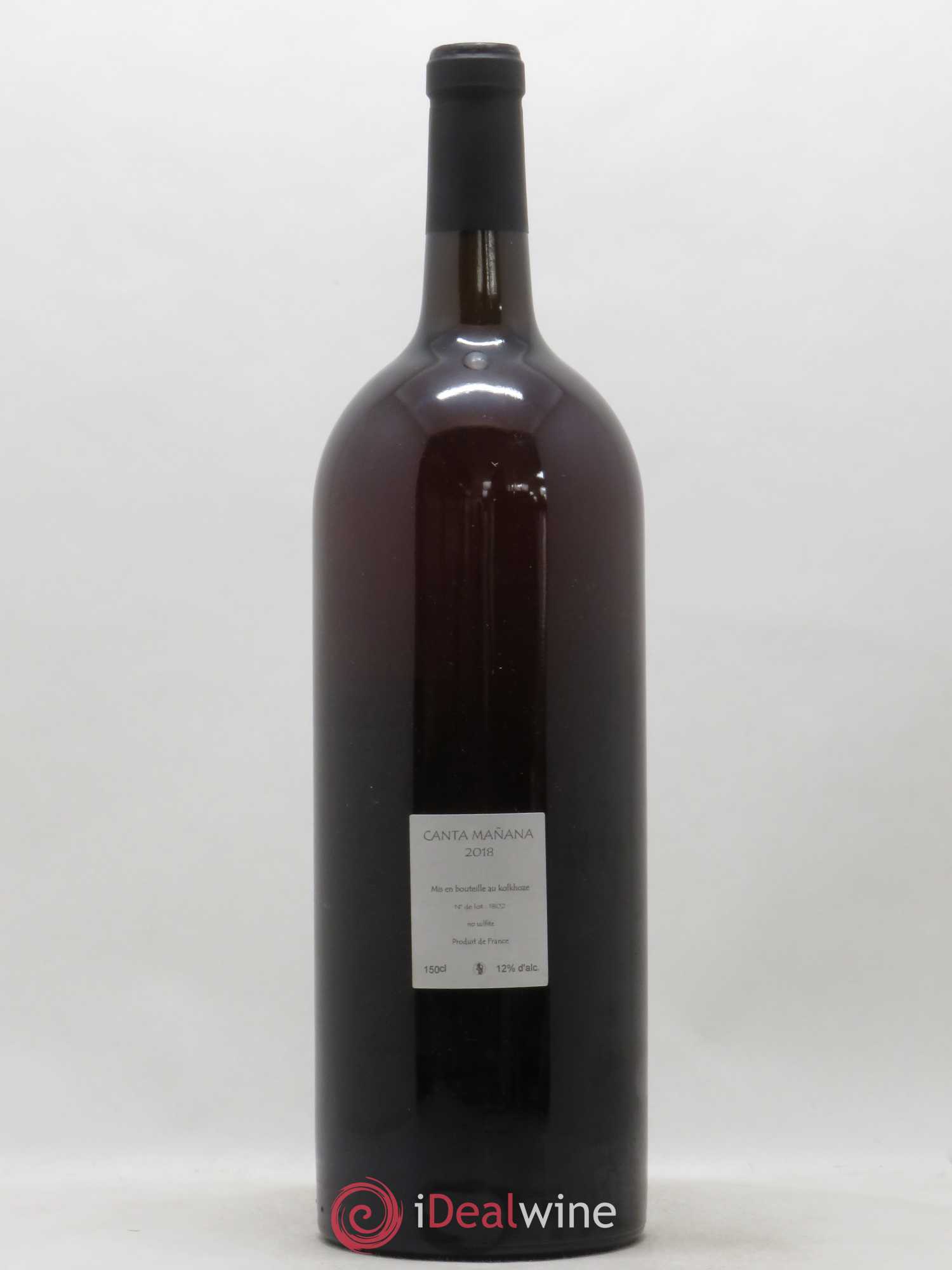 Vin de France Canta Manana Les Vins du Cabanon - Alain Castex 2018 - Lot de 1 magnum - 1