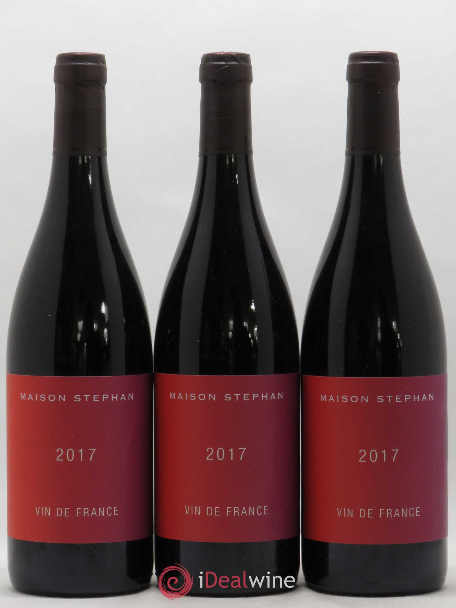 Vin de France Syrah Jean-Michel Stephan 2017 - Lot de 3 bouteilles - 0