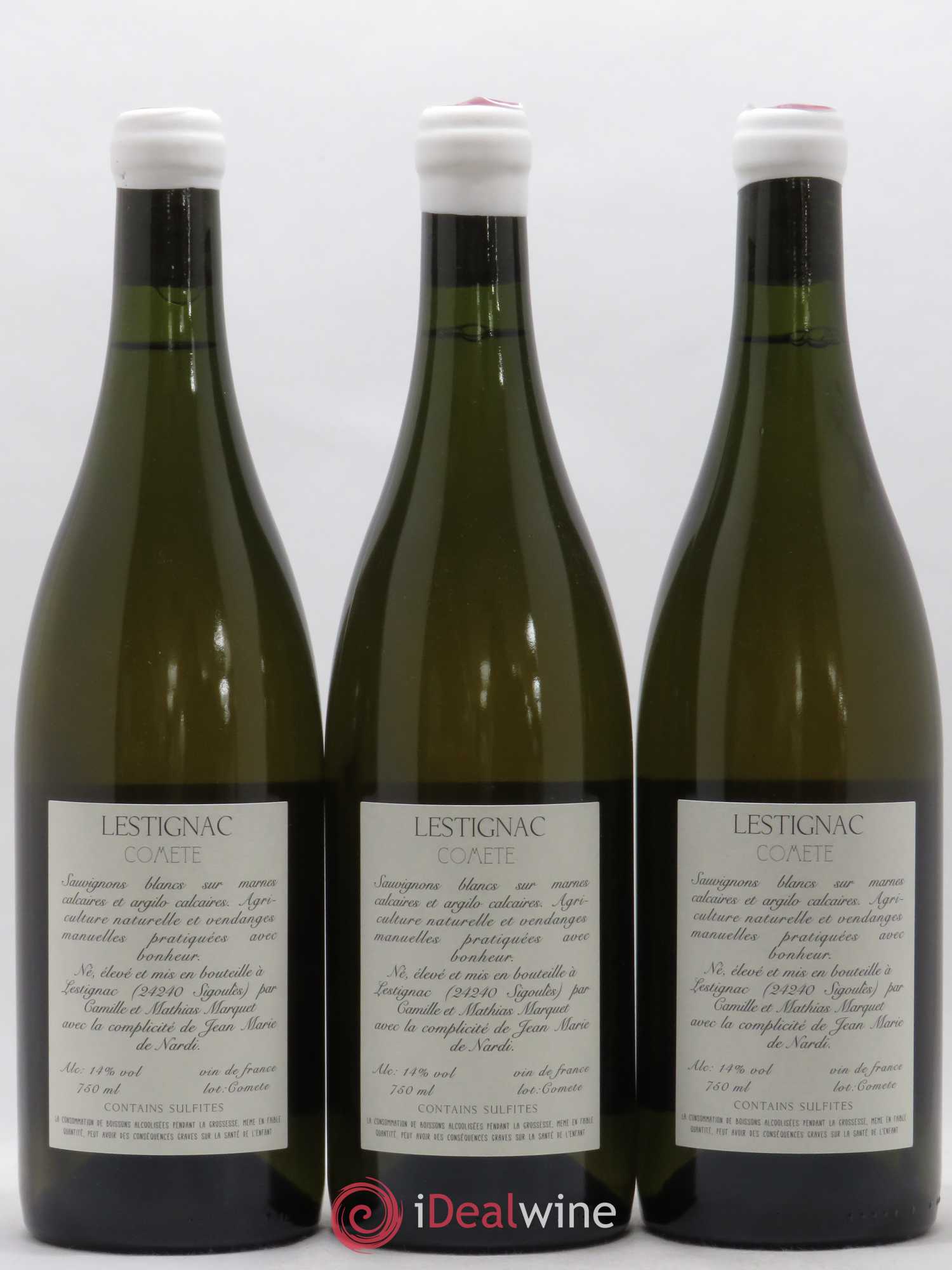 Sud-Ouest Vin de France Comete Château Lestignac - Posten von 3 Flaschen - 1