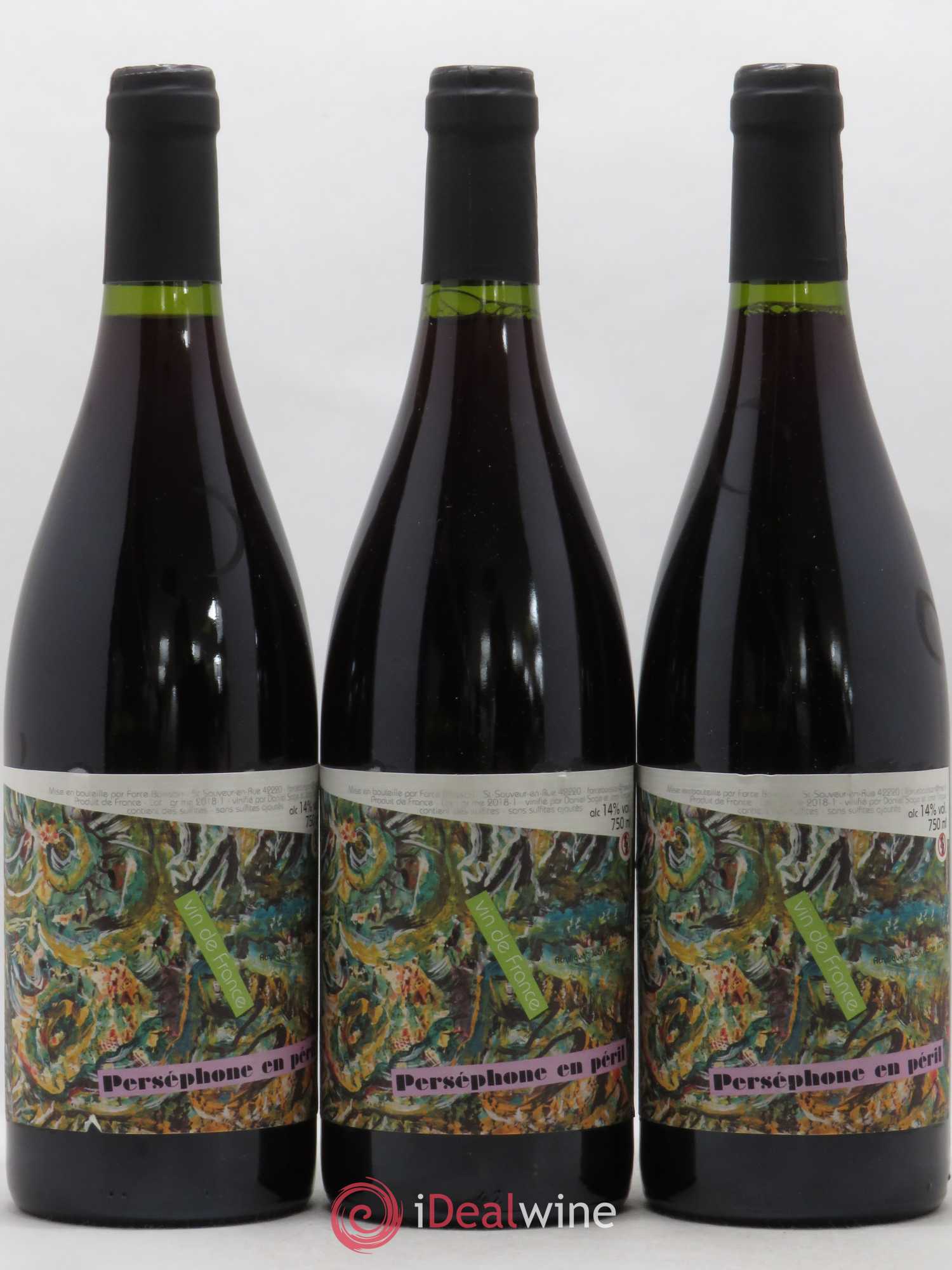 Vin de France Perséphone en Peril Force Boisson Daniel Sage 2017 - Posten von 3 Flaschen - 0