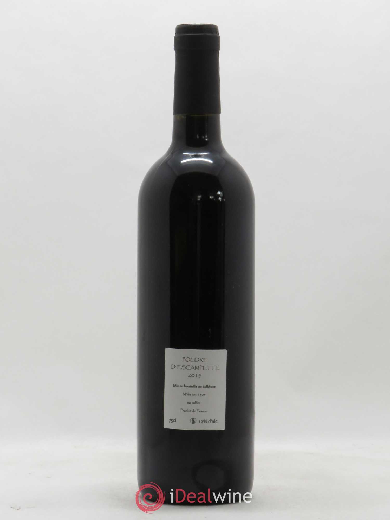 Vin de France Poudre d'Escampette Les Vins du Cabanon - Alain Castex 2015 - Lot de 1 bouteille - 1