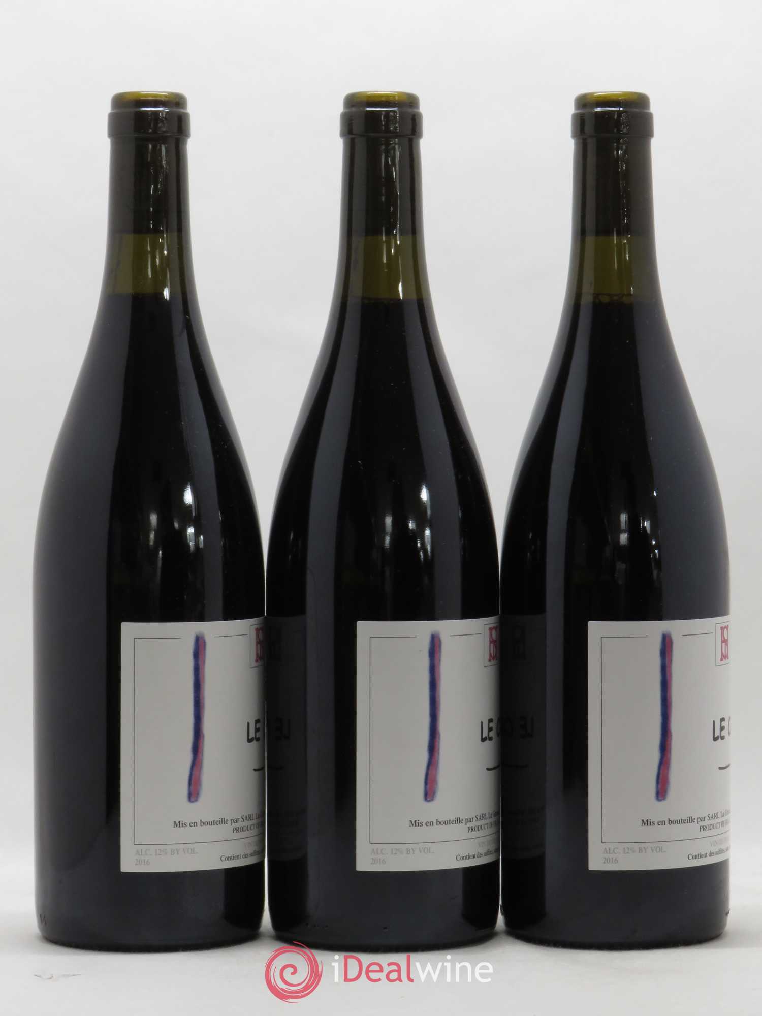 Vin de France Le Canon Hirotake Ooka - Domaine La Grande Colline 2016 - Lotto di 3 bottiglie - 1