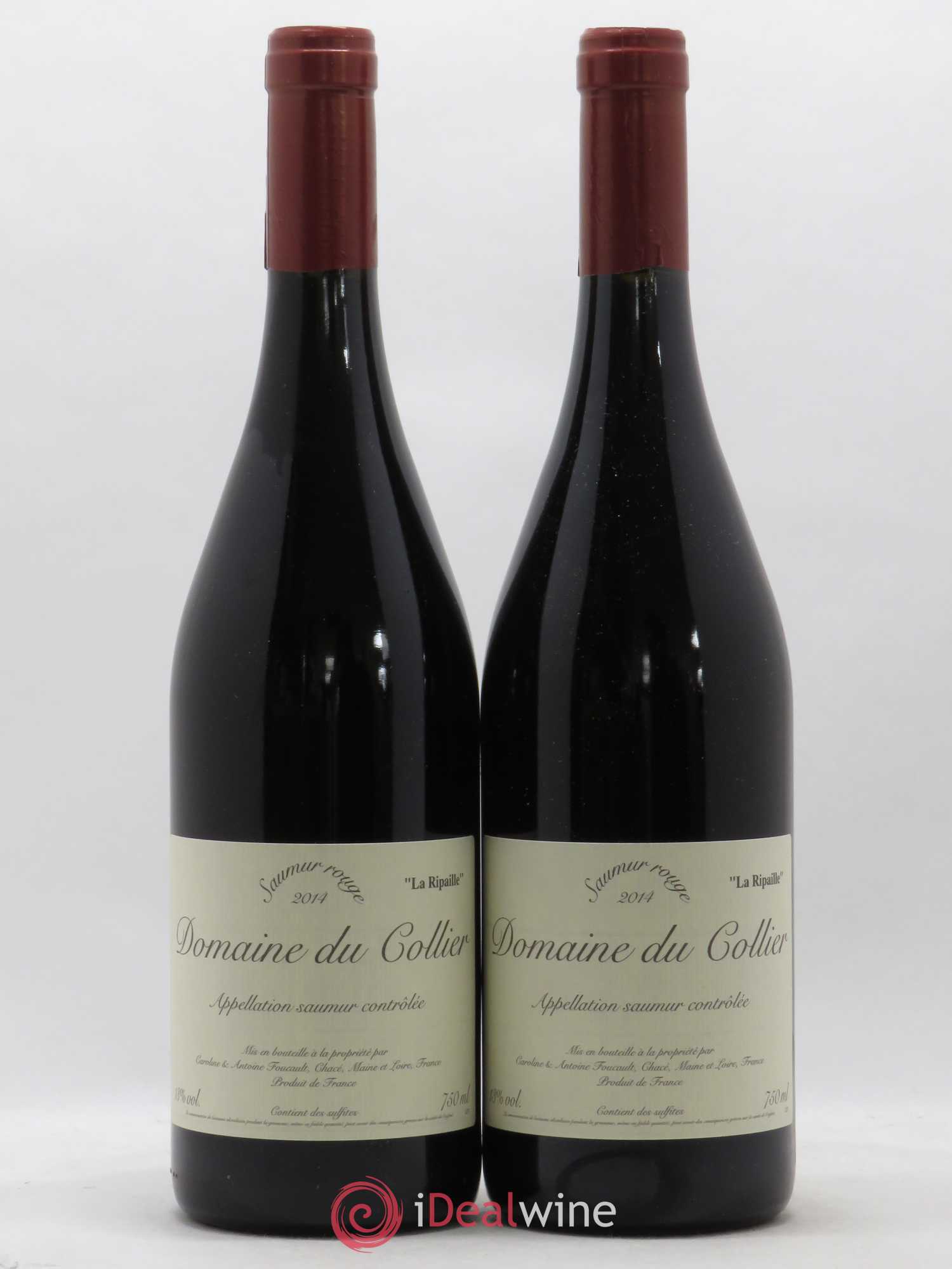 Saumur La Ripaille Domaine du Collier 2014 - Lot de 2 bouteilles - 0