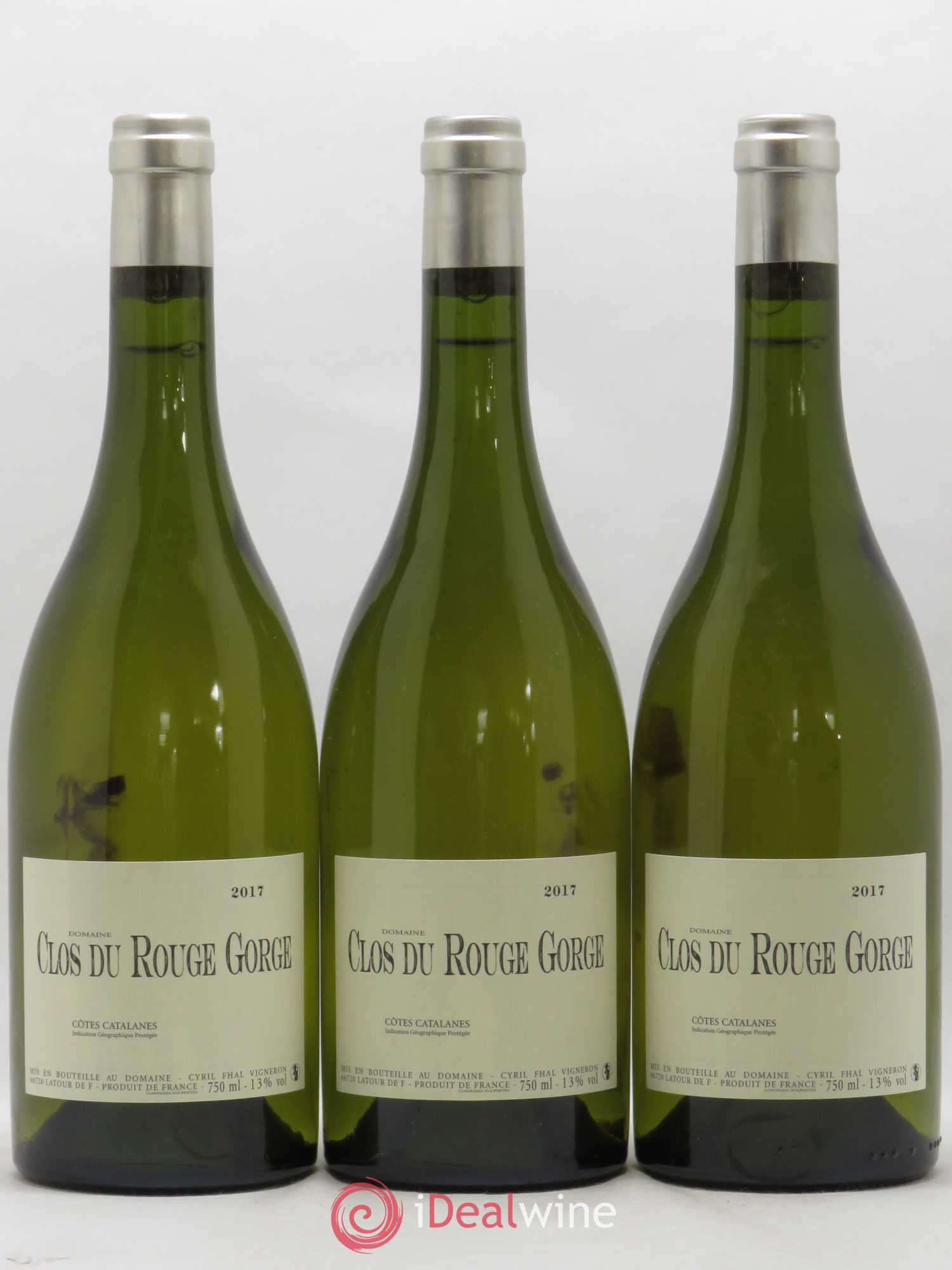 Côtes Catalanes Clos du Rouge Gorge Cyril Fhal 2017 - Lot de 6 bouteilles - 2