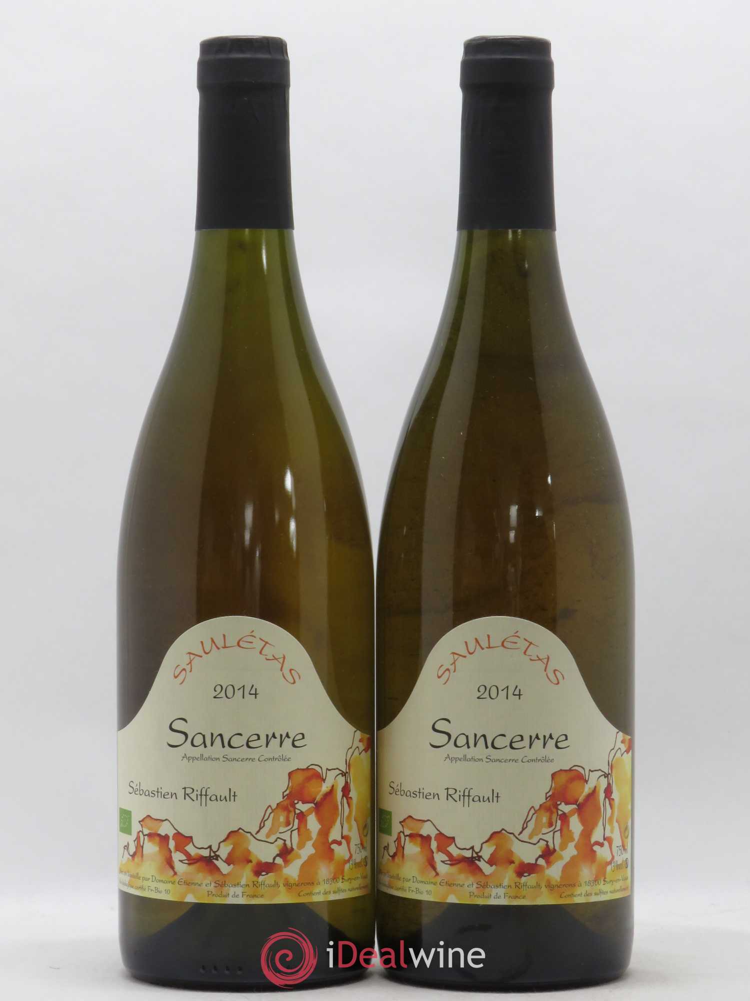 Sancerre Sauletas Sébastien Riffault 2014 - Posten von 2 Flaschen - 0