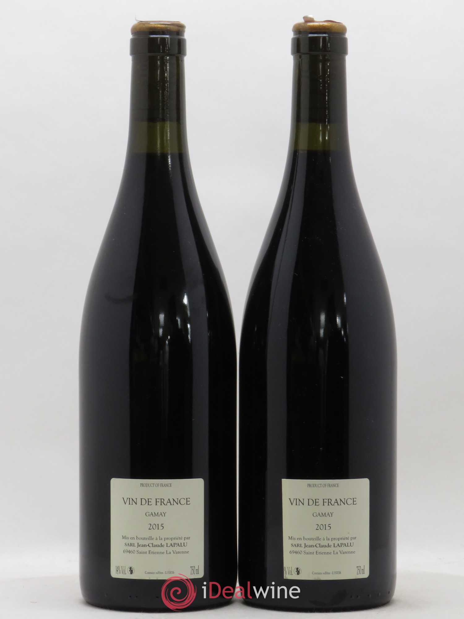 Vin de France Alma Mater Jean-Claude Lapalu 2015 - Lot de 2 bouteilles - 1