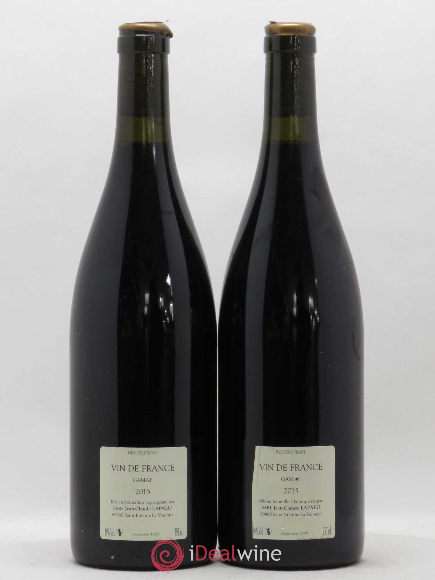Vin de France Alma Mater Jean-Claude Lapalu 2015 - Lot de 2 bouteilles - 1