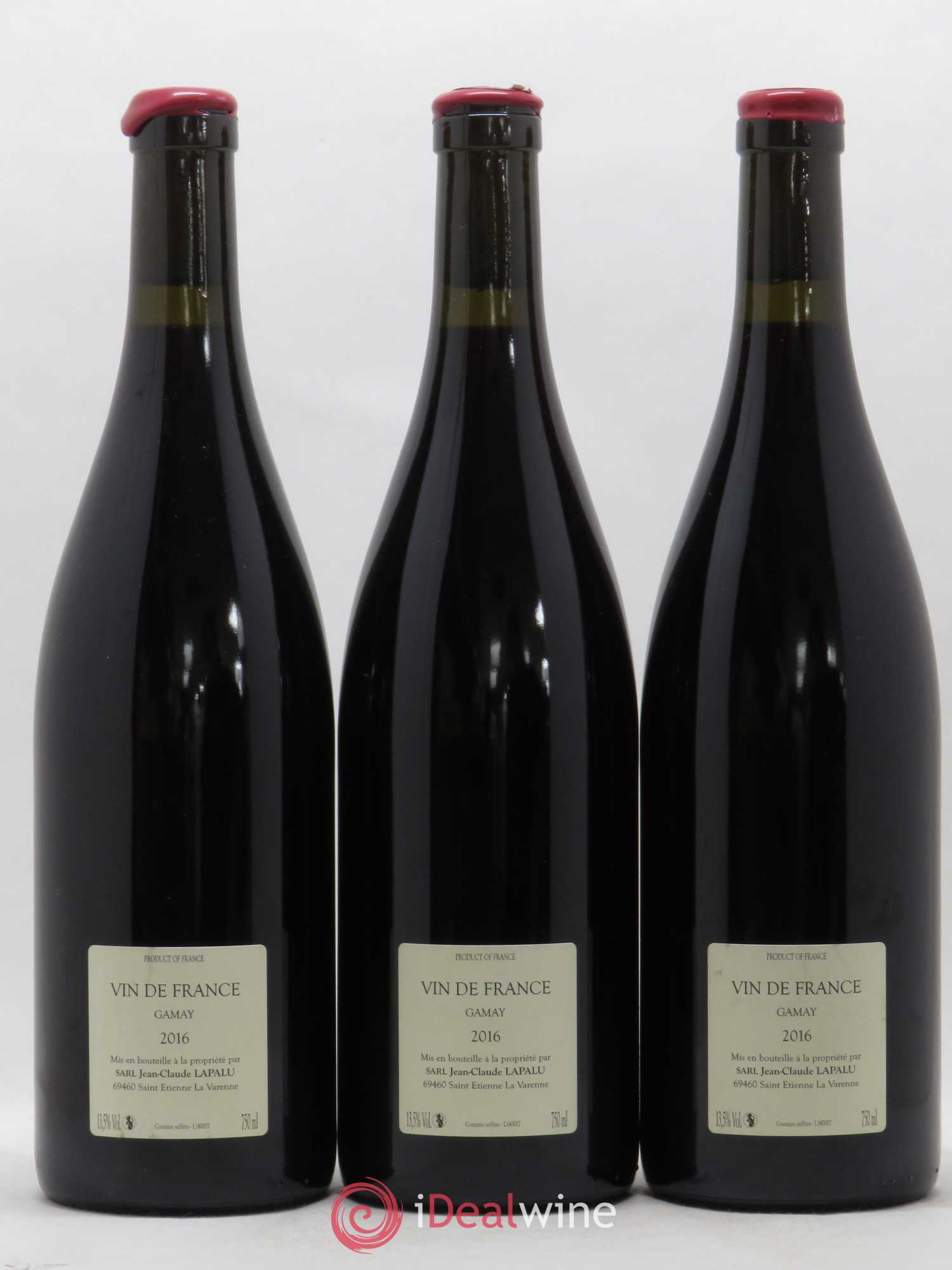 Vin de France Alma Mater Jean-Claude Lapalu 2016 - Lot de 3 bouteilles - 1