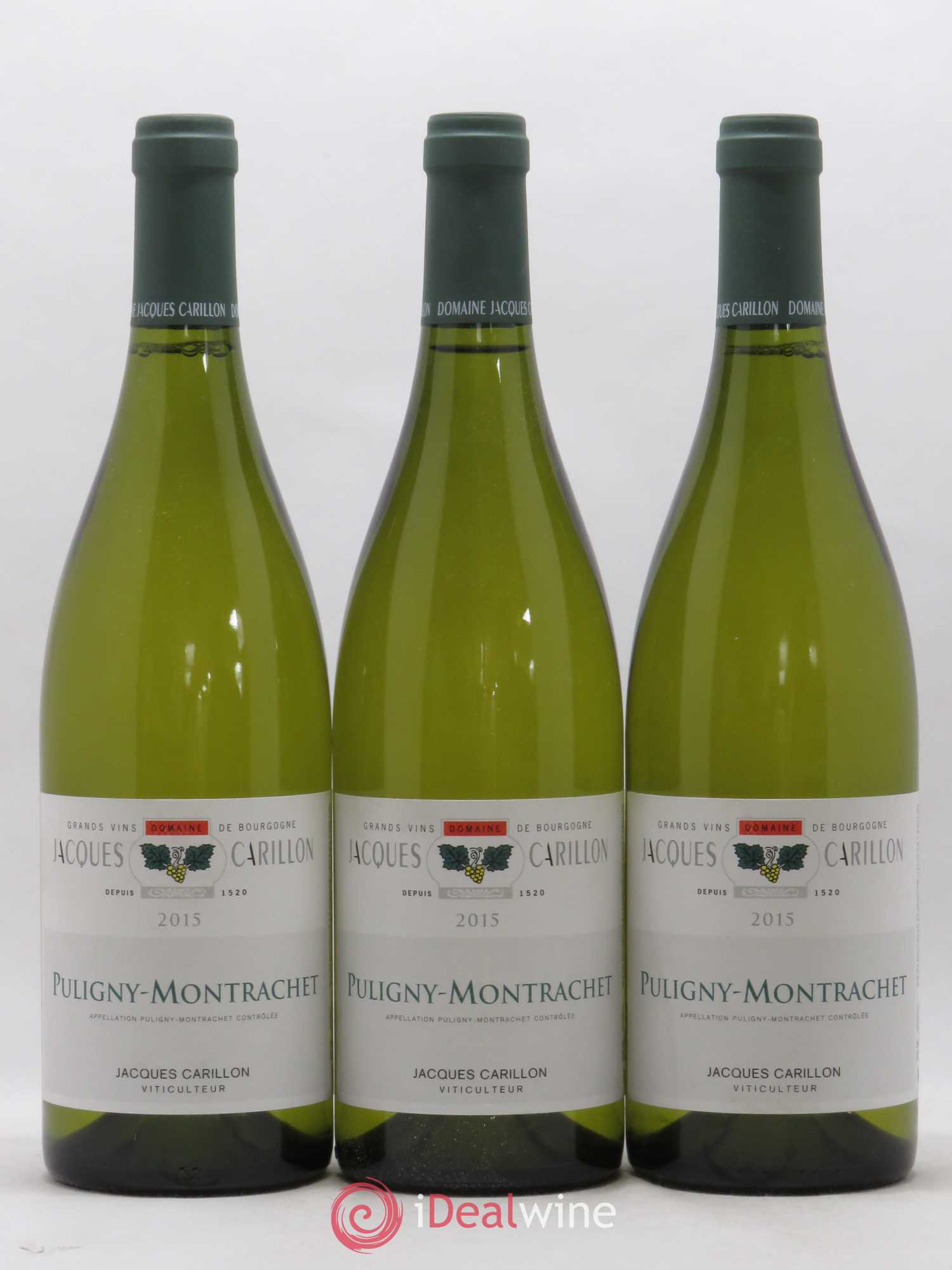 Puligny-Montrachet Jacques Carillon (Domaine) 2015 - Lot de 3 bouteilles - 0
