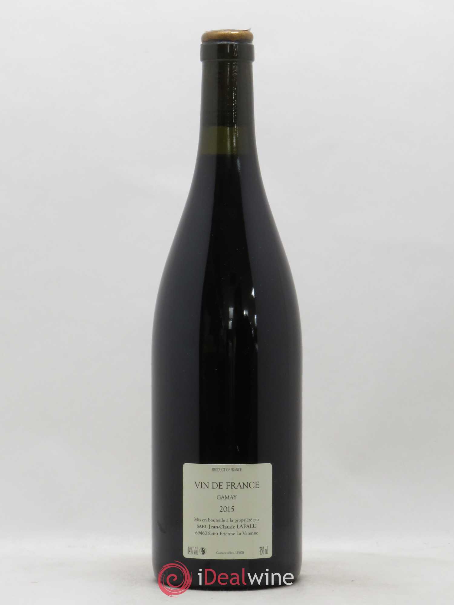 Vin de France Alma Mater Jean-Claude Lapalu 2015 - Lot de 1 bouteille - 1