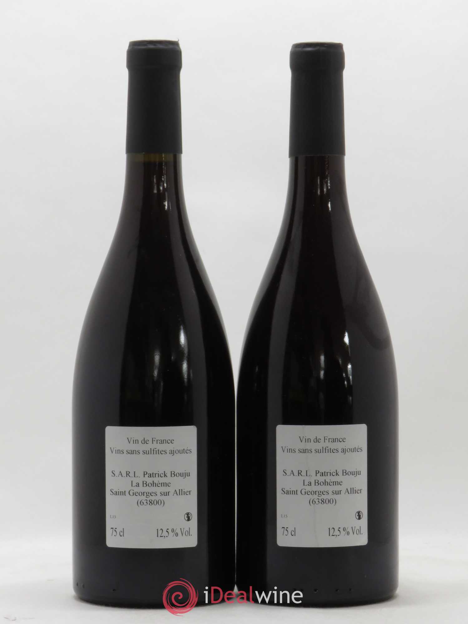 Vin de France La Bohème Patrick Bouju - La Bohème 2015 - Lot de 2 bouteilles - 1