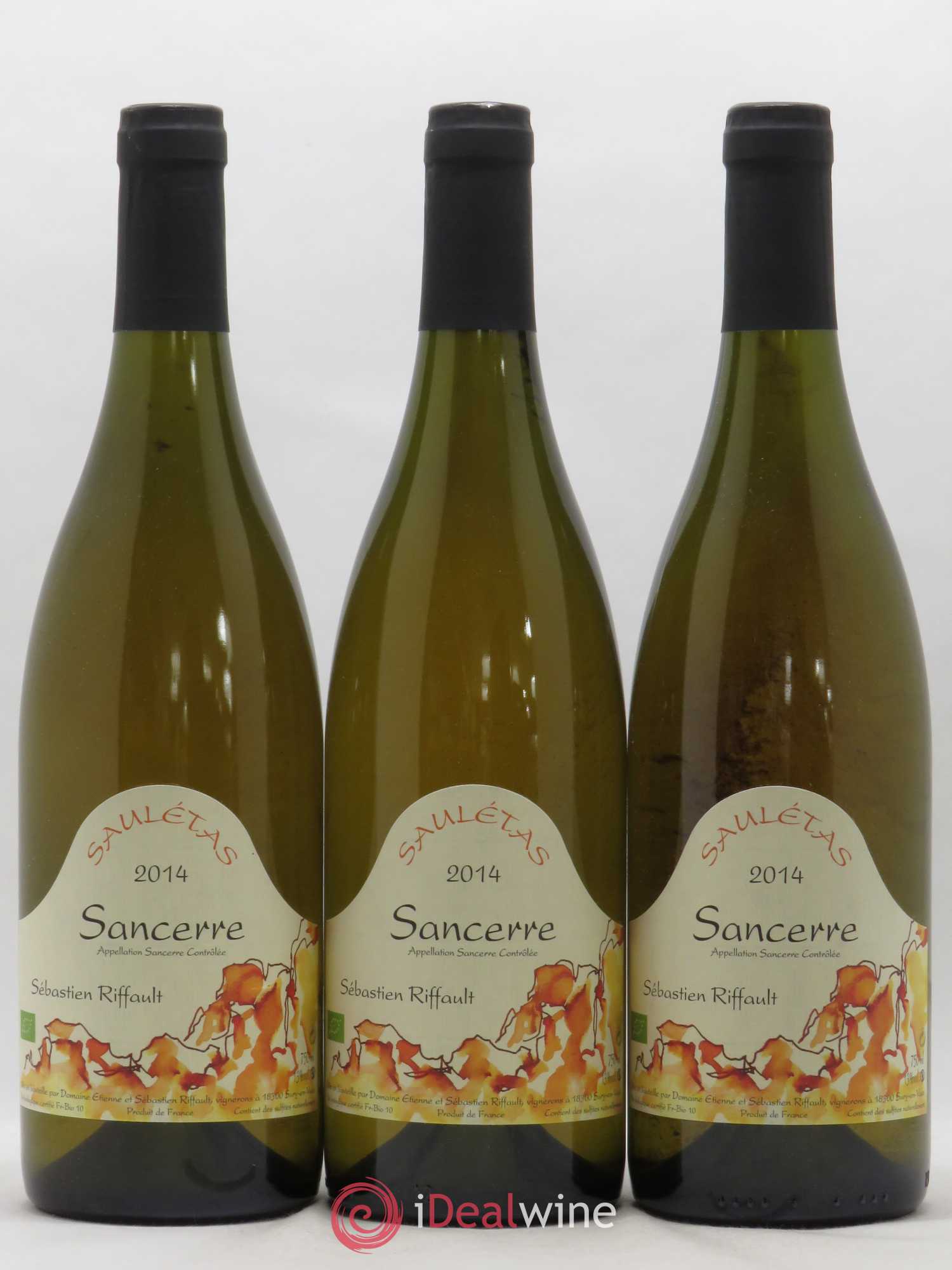 Sancerre Sauletas Sébastien Riffault 2014 - Lot de 6 bouteilles - 1