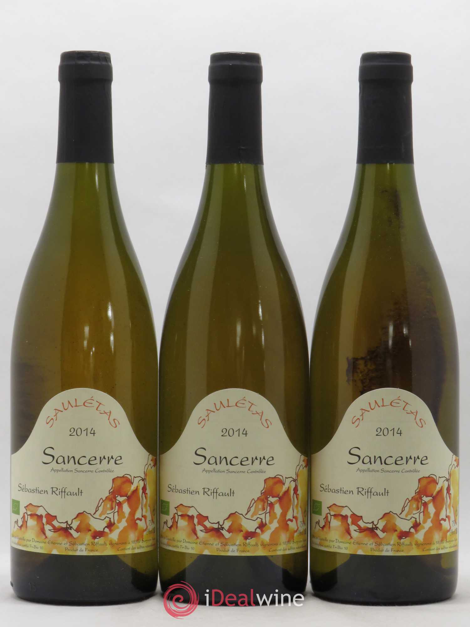 Sancerre Sauletas Sébastien Riffault 2014 - Lot de 6 bouteilles - 2