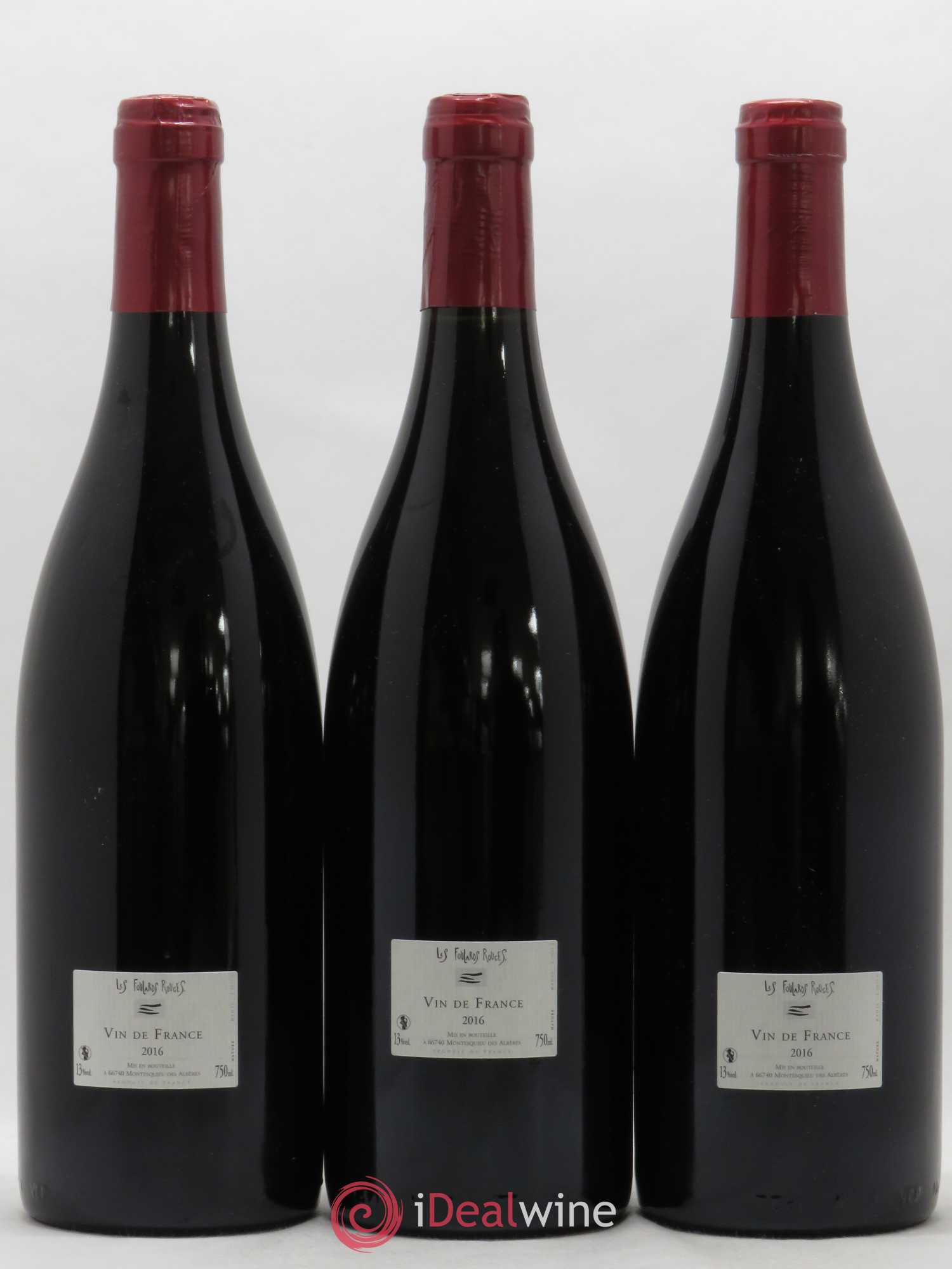 Vin de France Frida Les Foulards Rouges 2016 - Lotto di 3 bottiglie - 1