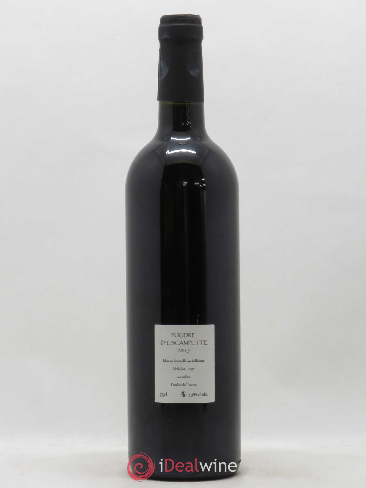 Vin de France Poudre d'Escampette Les Vins du Cabanon - Alain Castex 2015 - Lot de 1 bouteille - 1