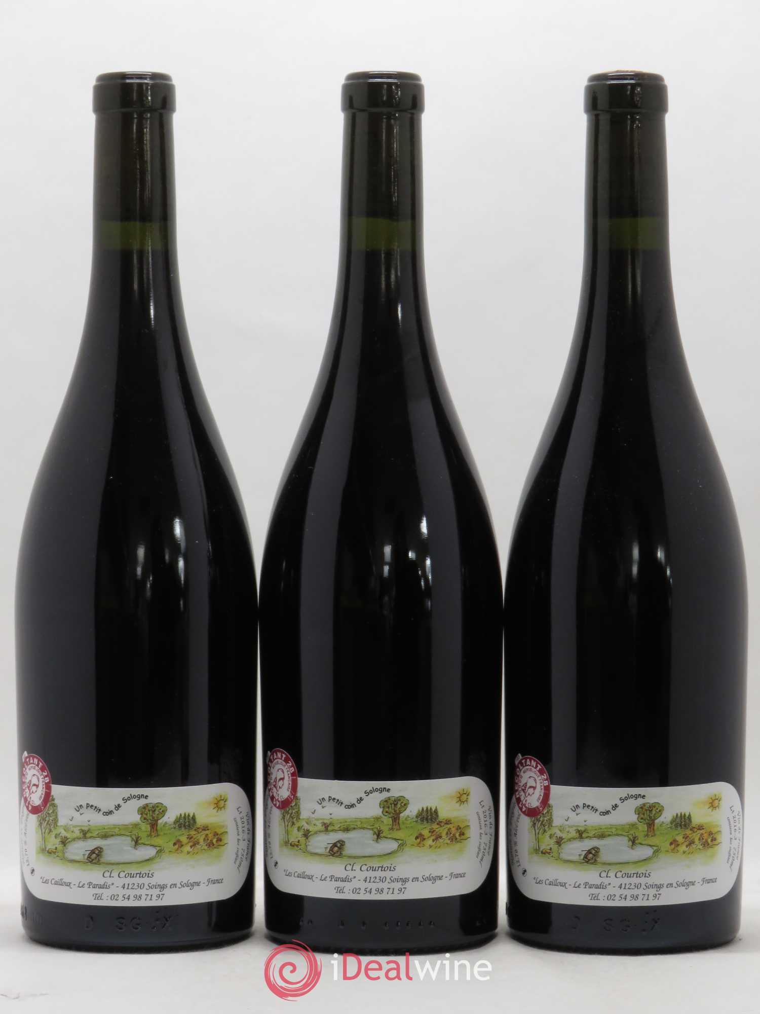 Vin de France Racines Les Cailloux du Paradis 2016 - Lot de 3 bouteilles - 1