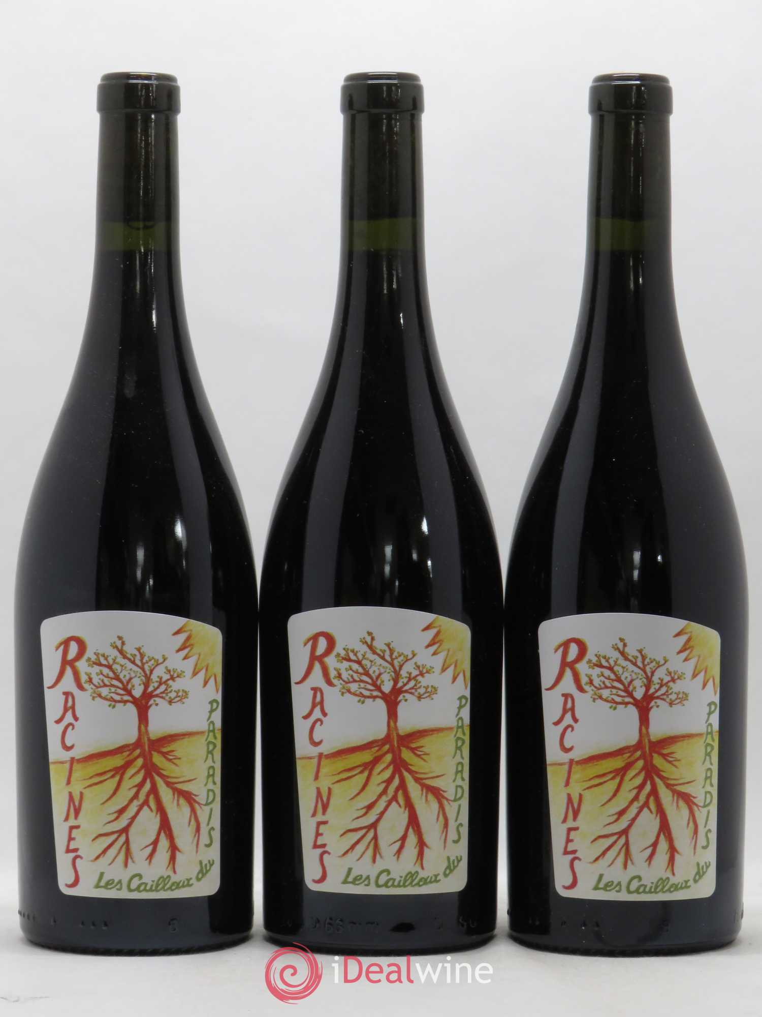 Vin de France Racines Les Cailloux du Paradis 2016 - Lot de 3 bouteilles - 0