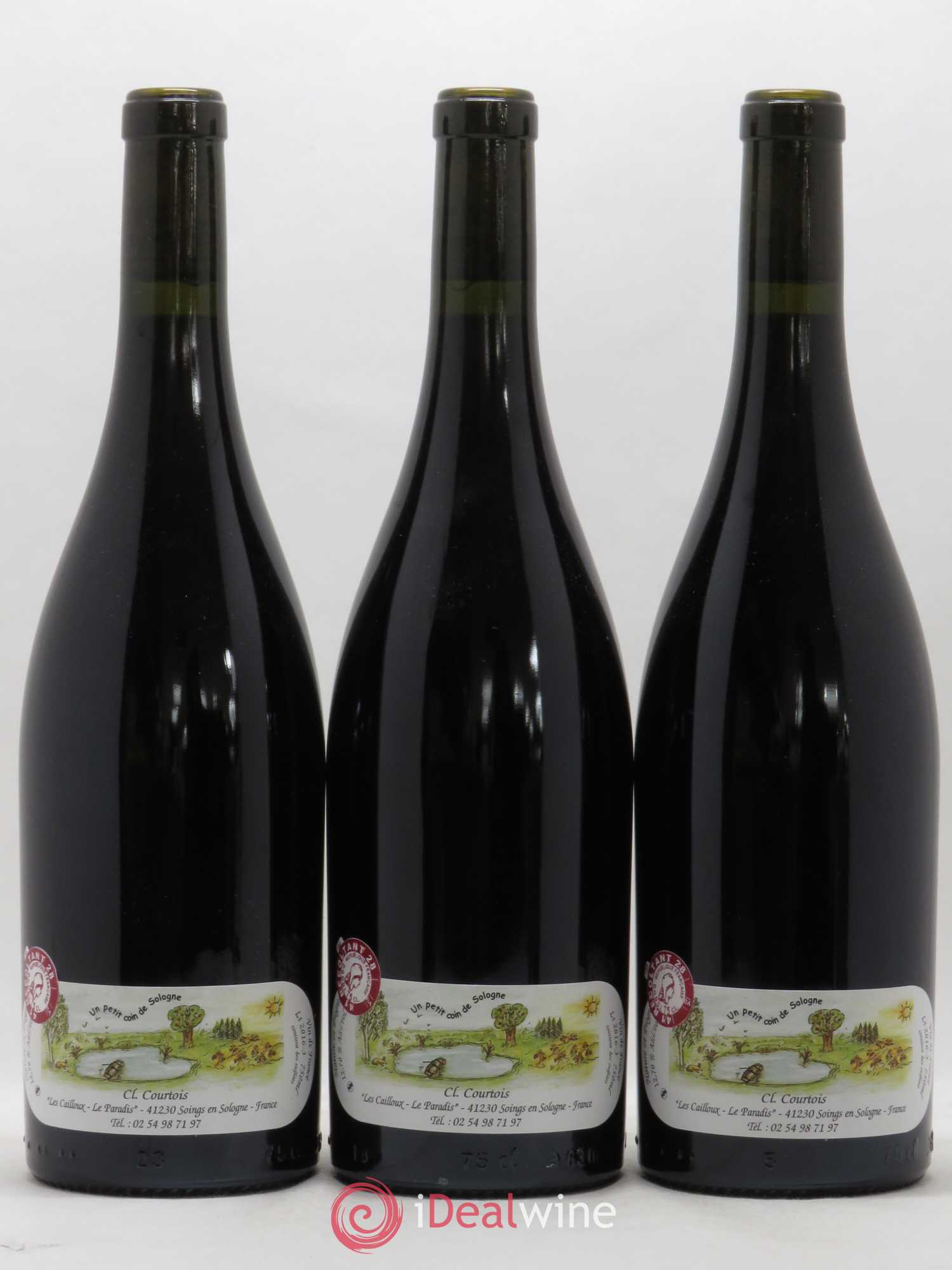 Vin de France Racines Les Cailloux du Paradis 2016 - Lot de 3 bouteilles - 1