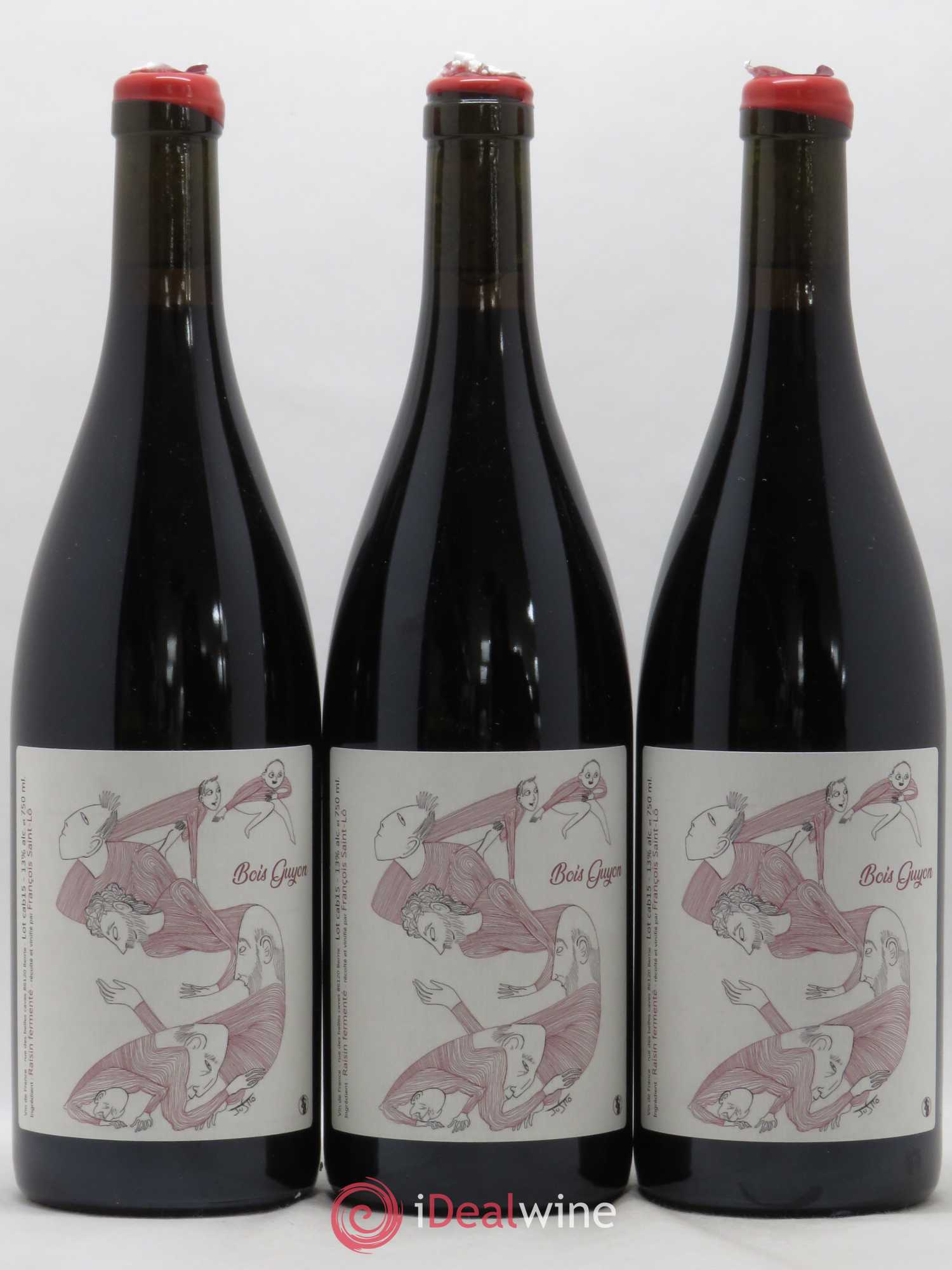 Vin de France Le Bois Guyon Francois Saint Lo 2015 - Posten von 3 Flaschen - 0